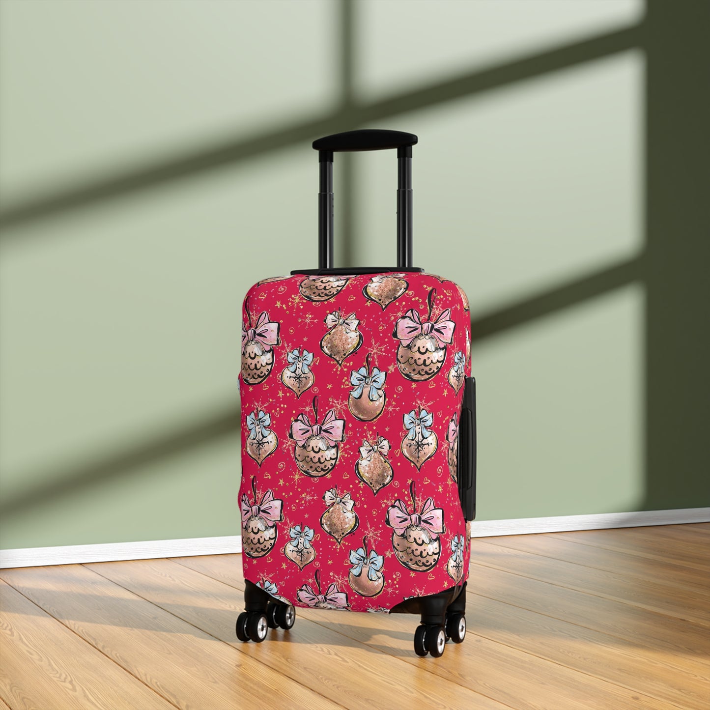 Luggage Cover, Christmas, Baubles