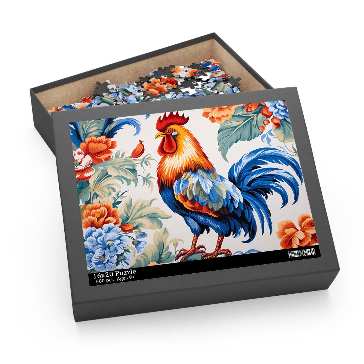 Personalised/Non-Personalised Puzzle, Chickens/Rooster (120, 252, 500-Piece)