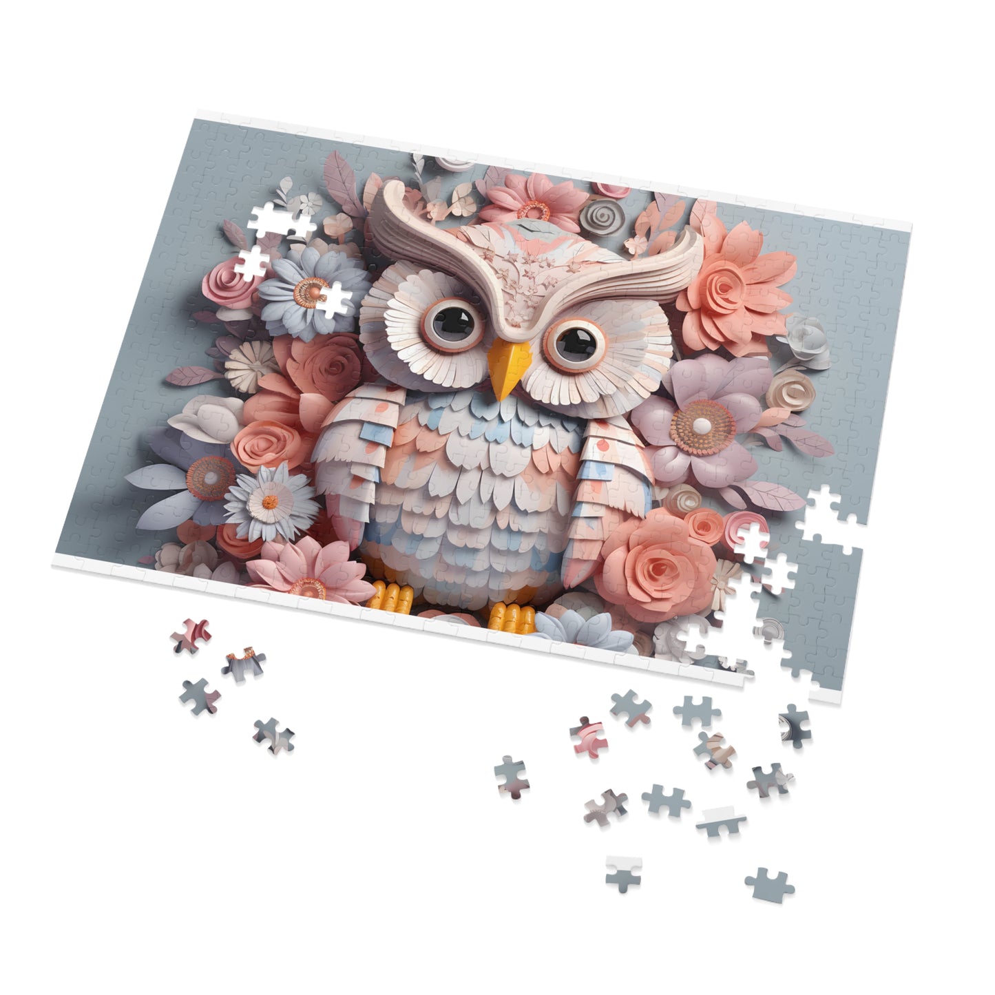 Jigsaw Puzzle, Owl, Personalised/Non-Personalised (30, 110, 252, 500,1000-Piece)