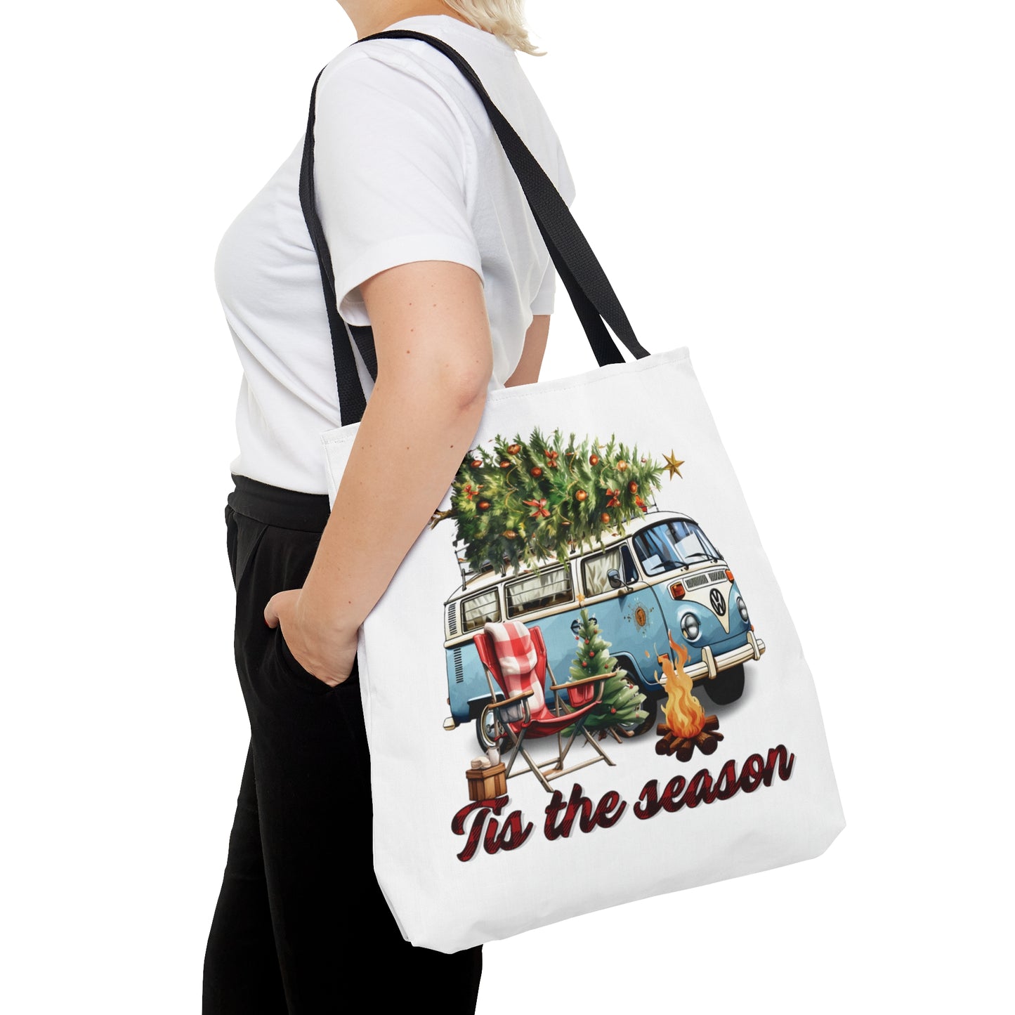 Tote Bag, Christmas, Camper