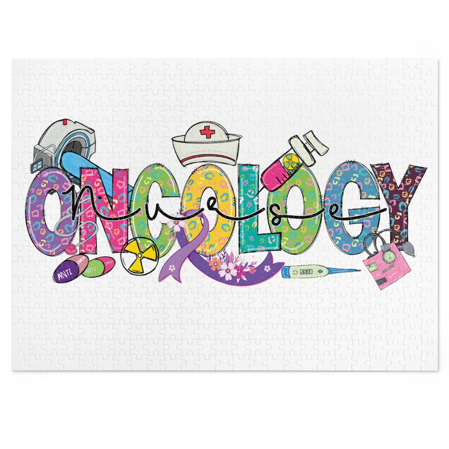 Jigsaw Puzzle, Oncology Nurse, Personalised/Non-Personalised (30, 110, 252, 500,1000-Piece)