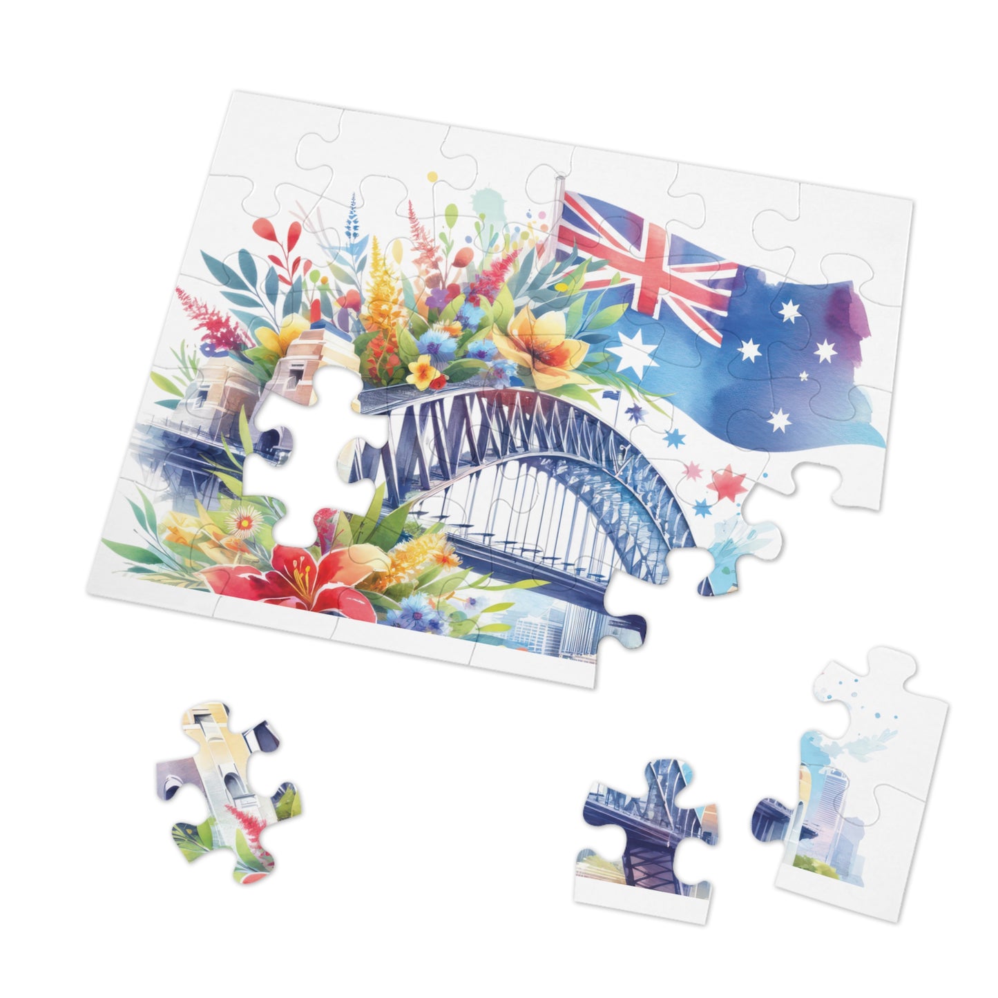 Jigsaw Puzzle, Sydney Harbour Bridge, Australia, Personalised/Non-Personalised (30, 110, 252, 500,1000-Piece)