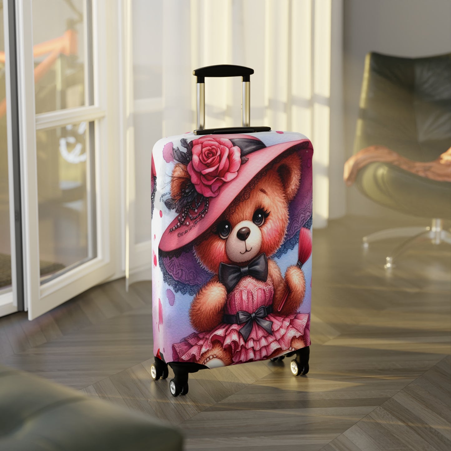 Luggage Cover, Teddy Bear, awd-3037