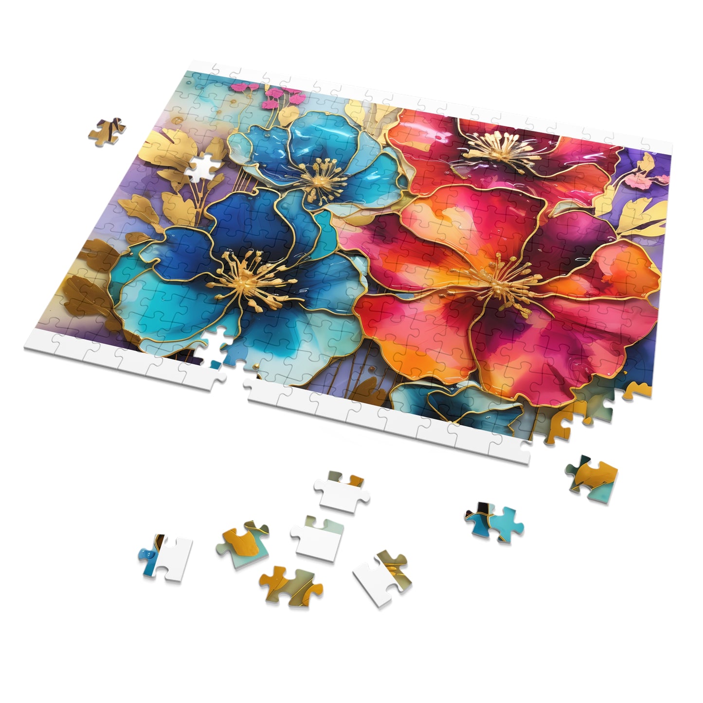 Jigsaw Puzzle, Floral, Personalised/Non-Personalised (30, 110, 252, 500,1000-Piece)