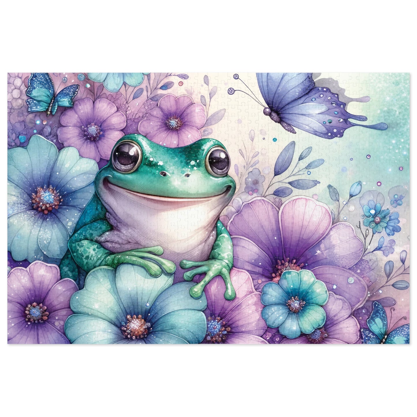 Jigsaw Puzzle, Frog, Personalised/Non-Personalised (30, 110, 252, 500,1000-Piece)