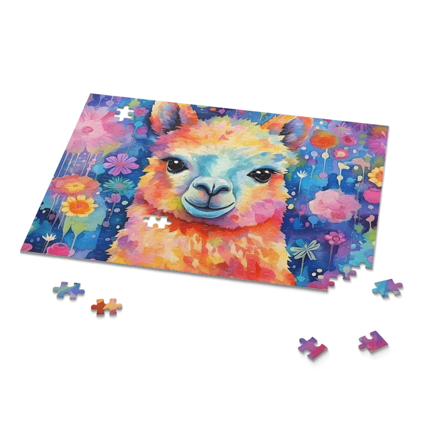 Personalised/Non-Personalised Puzzle, Llama (120, 252, 500-Piece)