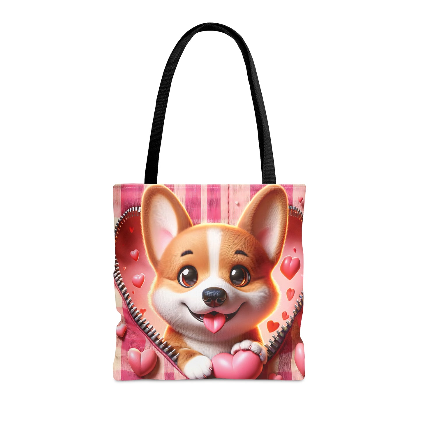 Tote Bag, Cute Dog, Personalised/Non-Personalised Tote bag