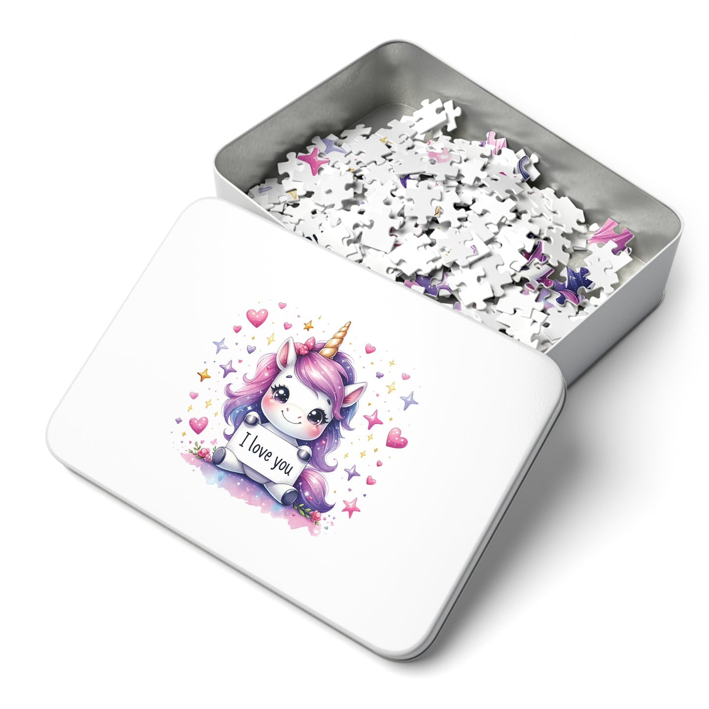 Jigsaw Puzzle, Unicorn, Personalised/Non-Personalised (30, 110, 252, 500,1000-Piece)