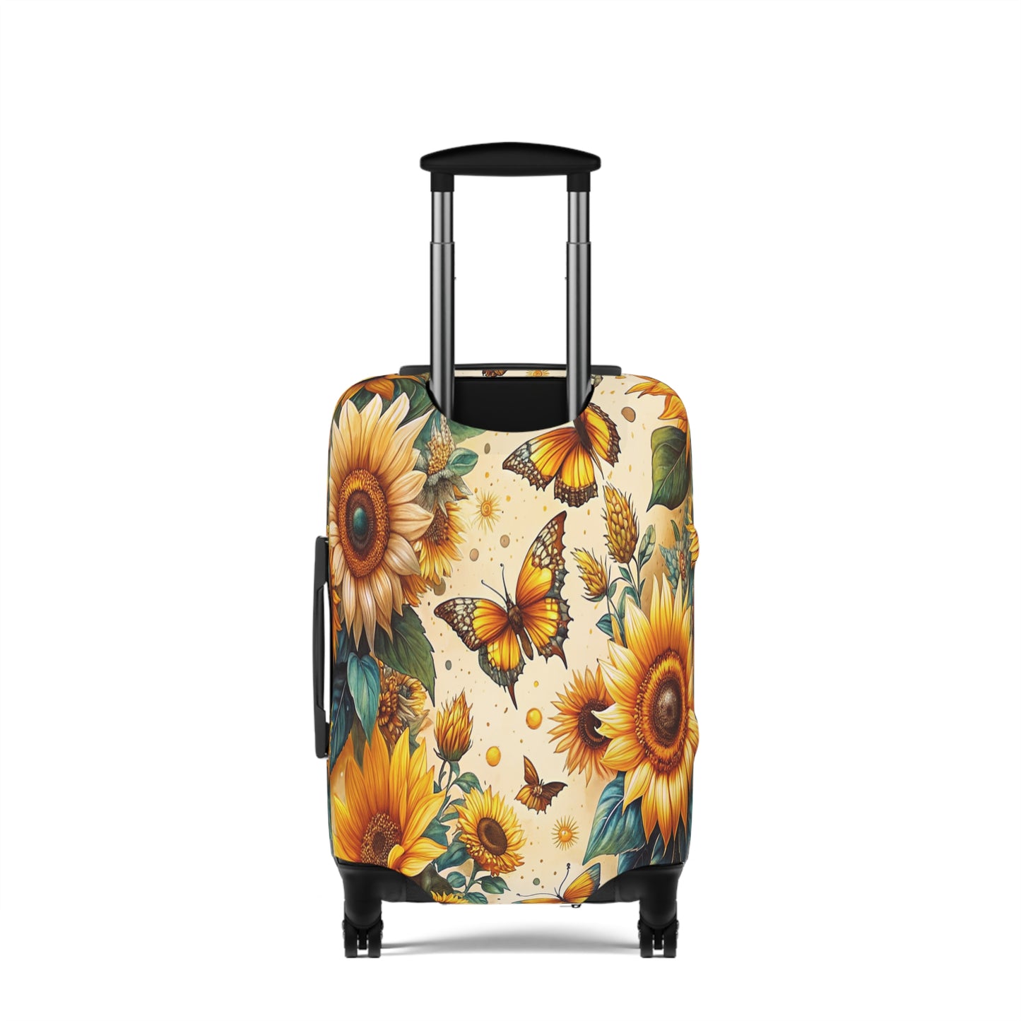 Luggage Cover, Floral, Sunflowers and Butterflies, awd-3076