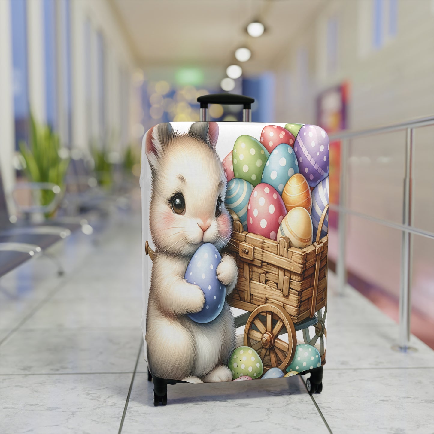 Luggage Cover, Easter, Rabbit, awd-1154