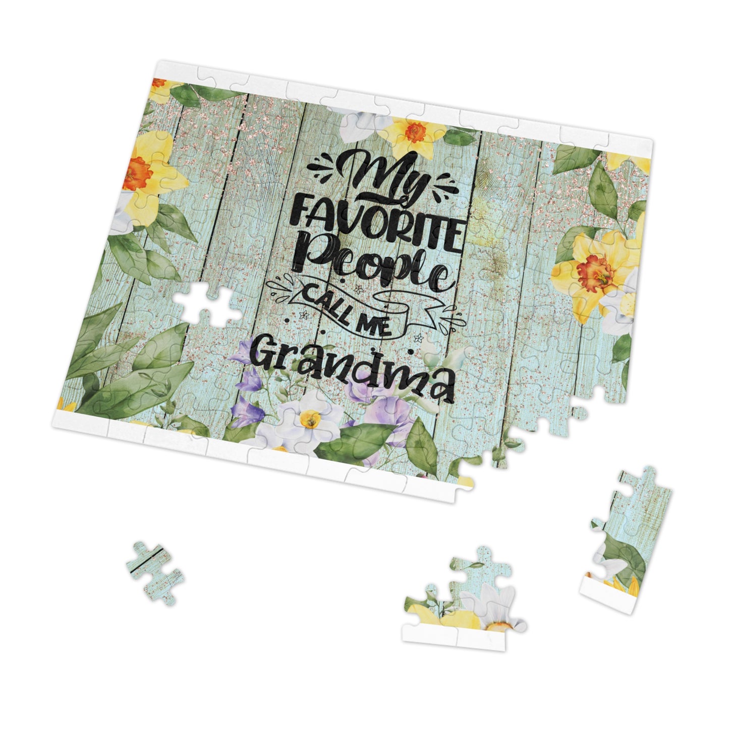 Jigsaw Puzzle, My Favorite People call me Grandma, Personalised/Non-Personalised (30, 110, 252, 500,1000-Piece)