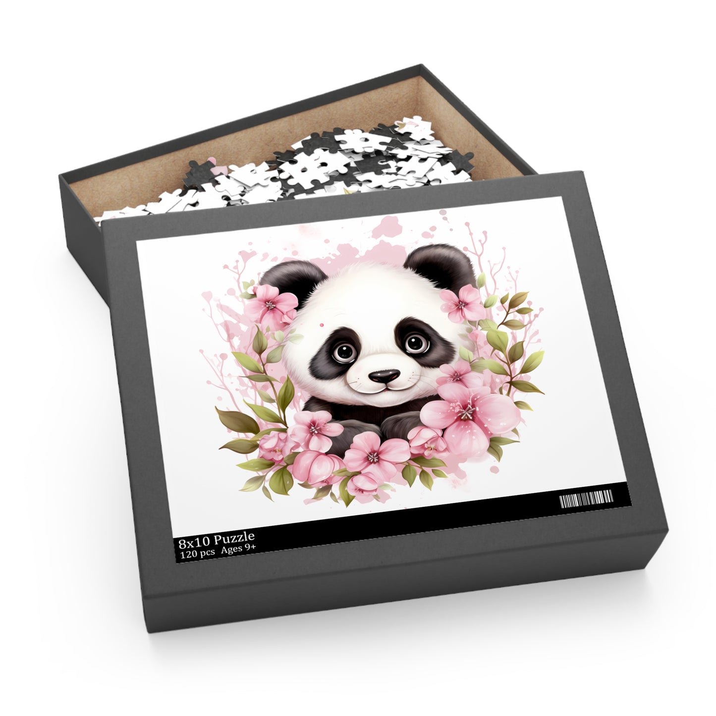 Personalised/Non-Personalised Puzzle, Panda (120, 252, 500-Piece)