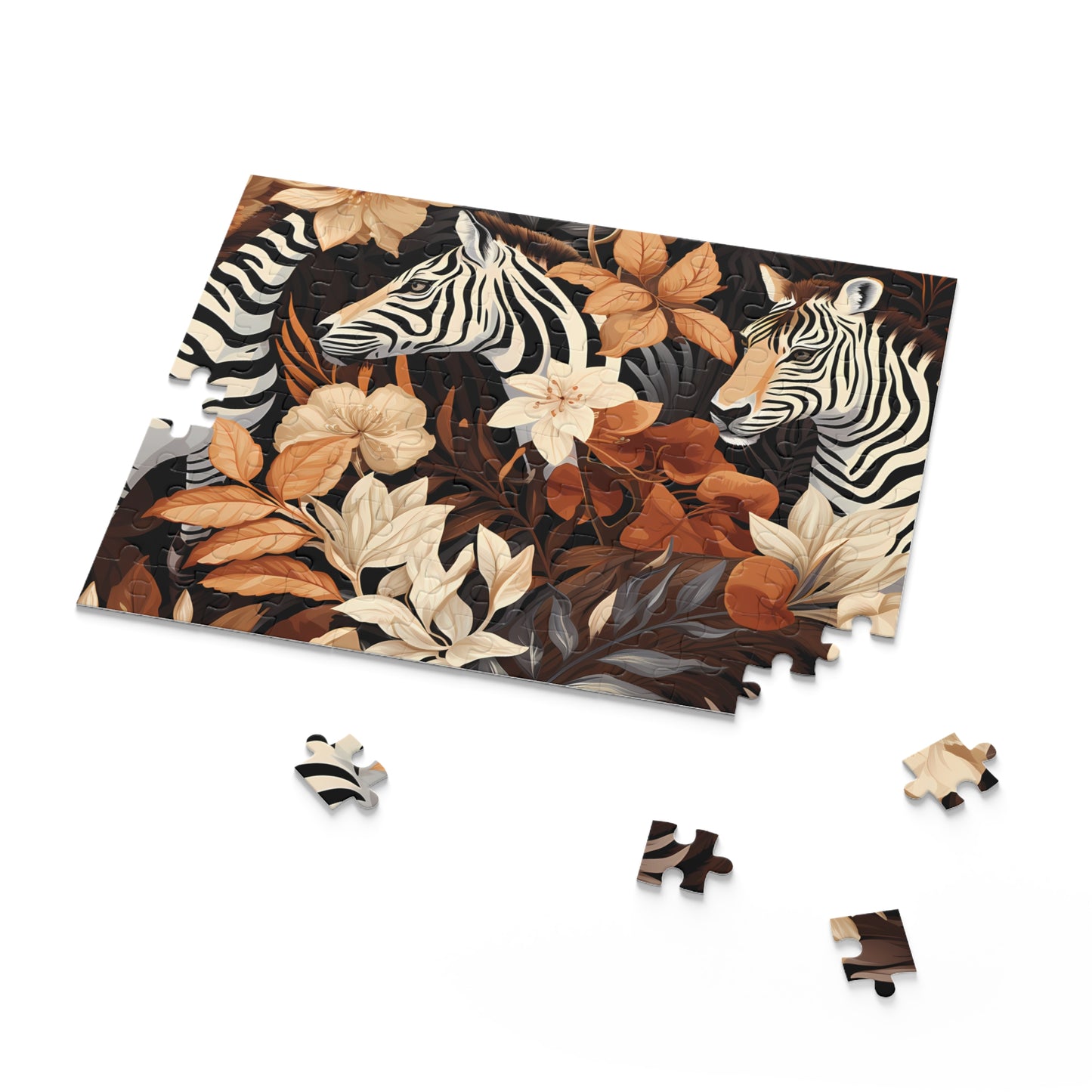 Personalised/Non-Personalised Puzzle, Zebra (120, 252, 500-Piece)