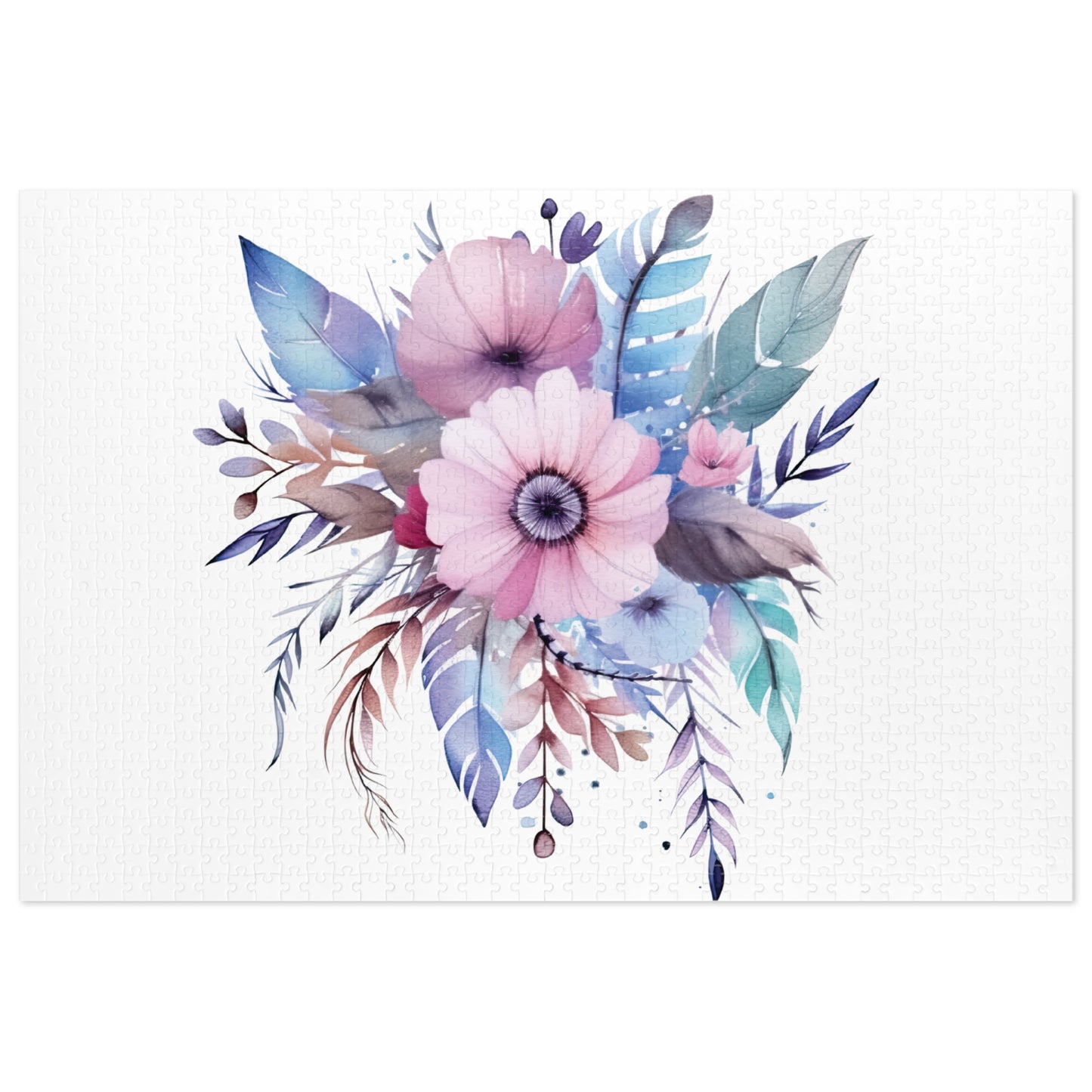 Jigsaw Puzzle, Floral, Personalised/Non-Personalised (30, 110, 252, 500,1000-Piece)