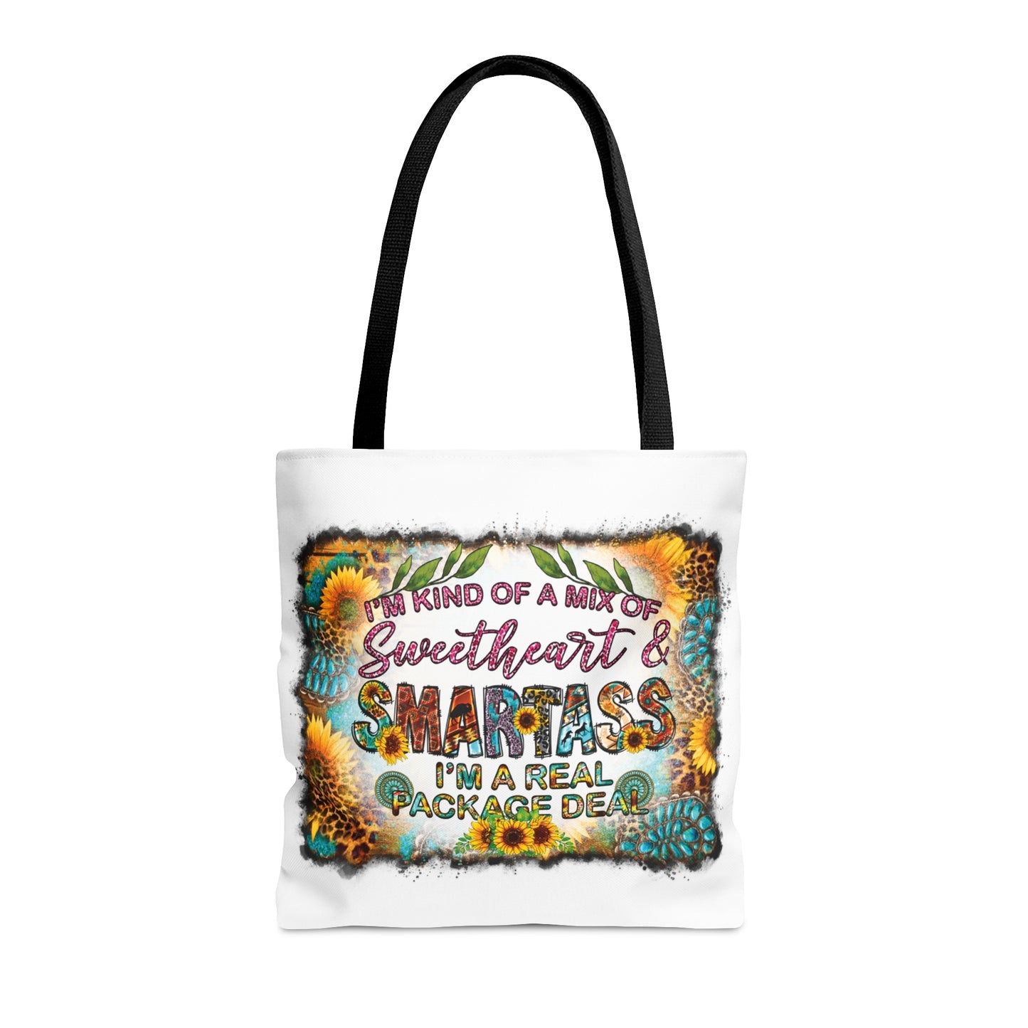 Tote Bag, Western, I'm kind of a mix of sweetheart