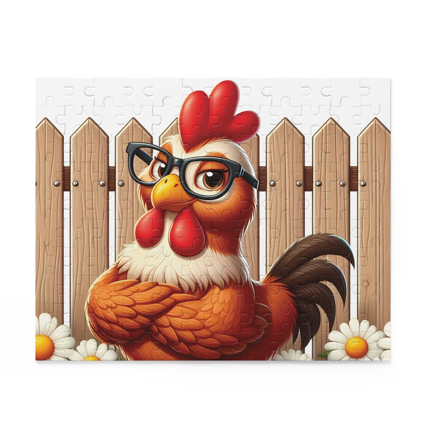 Personalised/Non-Personalised Puzzle, Chicken/Rooster (120, 252, 500-Piece)