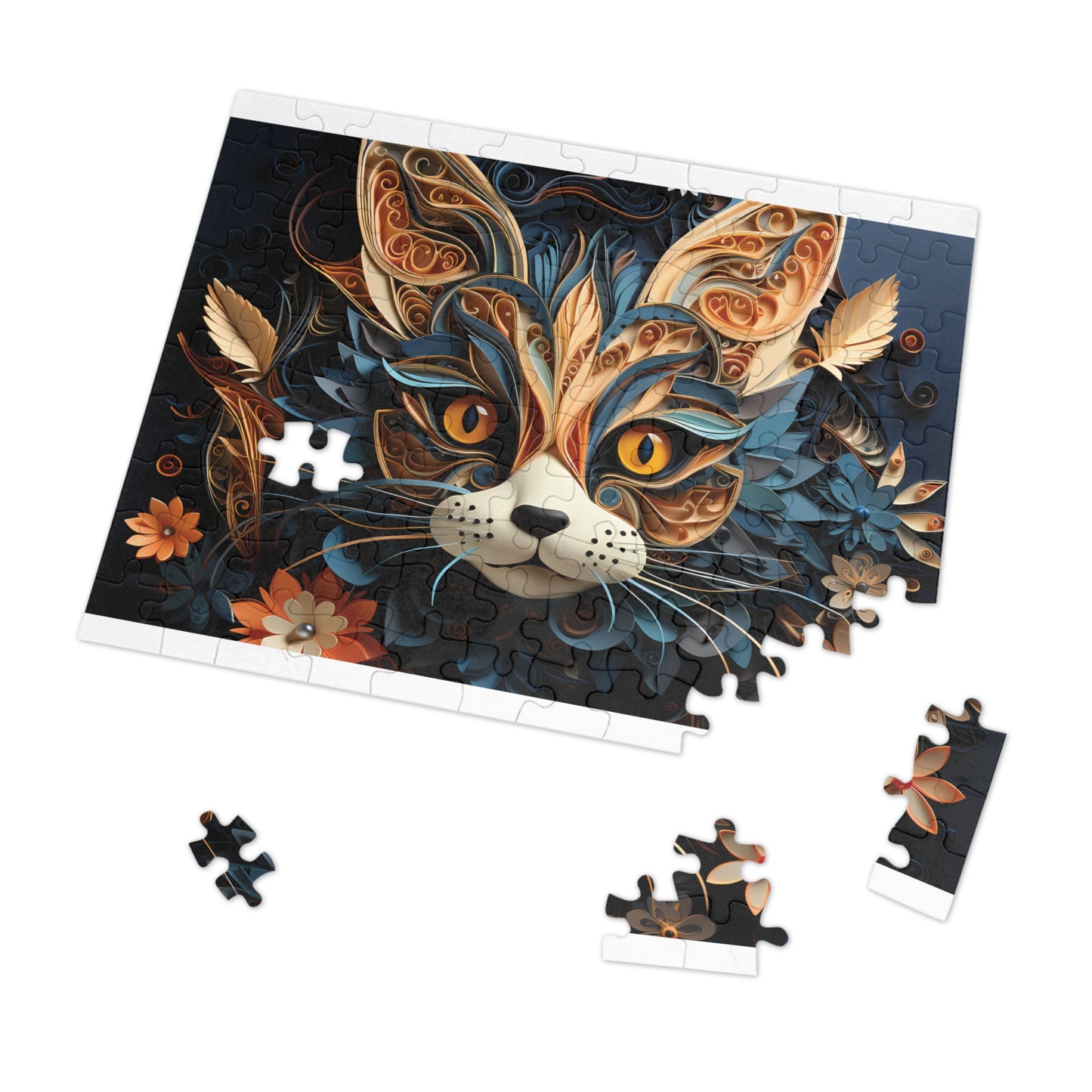 Jigsaw Puzzle, Cat, Personalised/Non-Personalised (30, 110, 252, 500,1000-Piece)