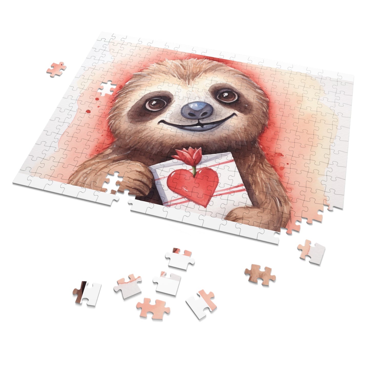 Jigsaw Puzzle, Sloth, Personalised/Non-Personalised (30, 110, 252, 500,1000-Piece)