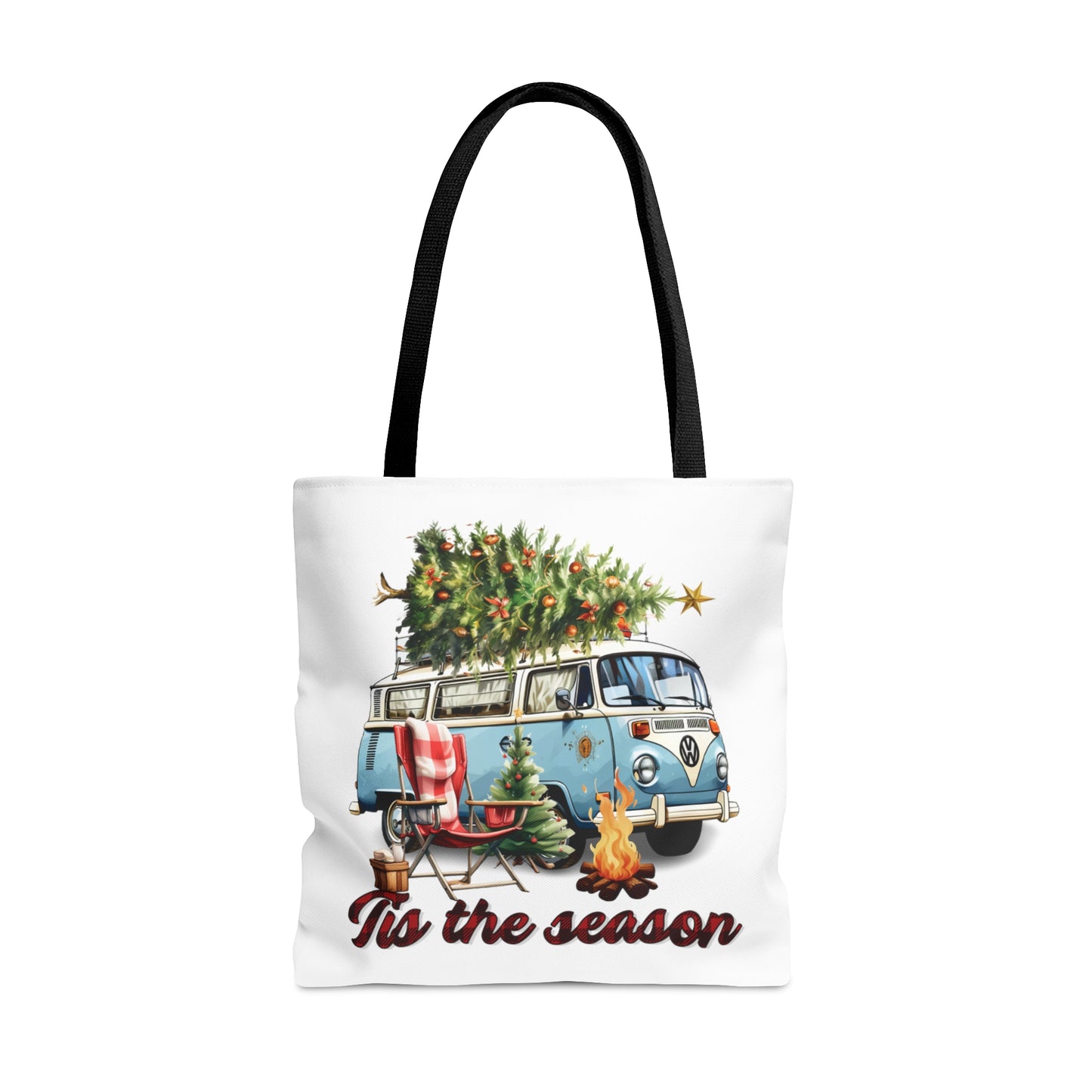 Tote Bag, Christmas, Camper