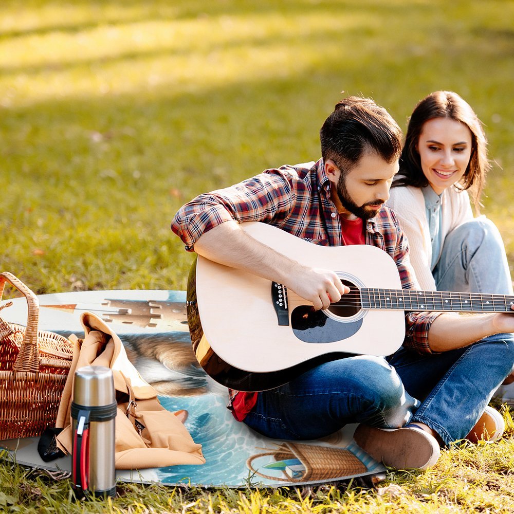 Round Picnic Mat Round outdoor picnic mat