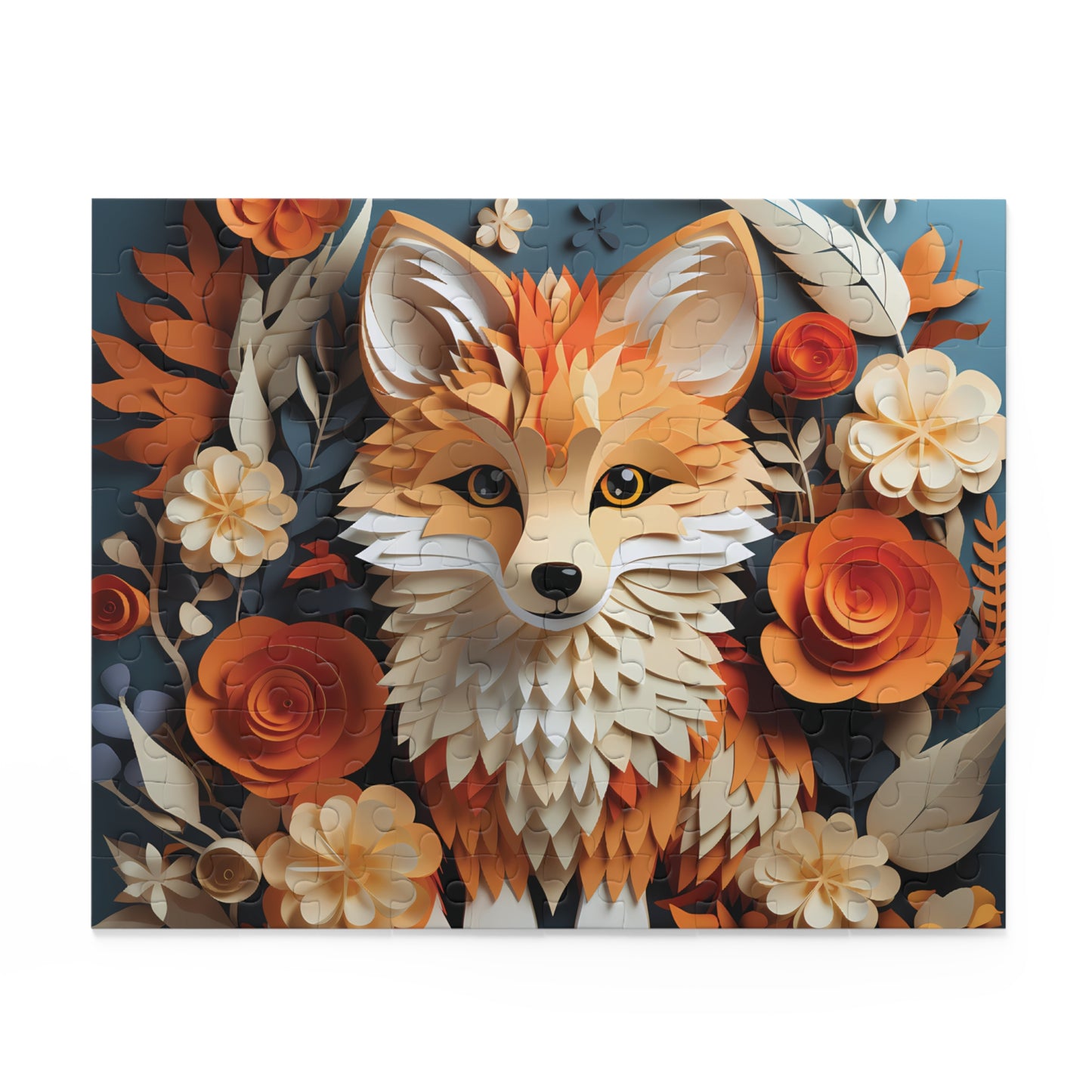 Personalised/Non-Personalised Puzzle, Fox (120, 252, 500-Piece)