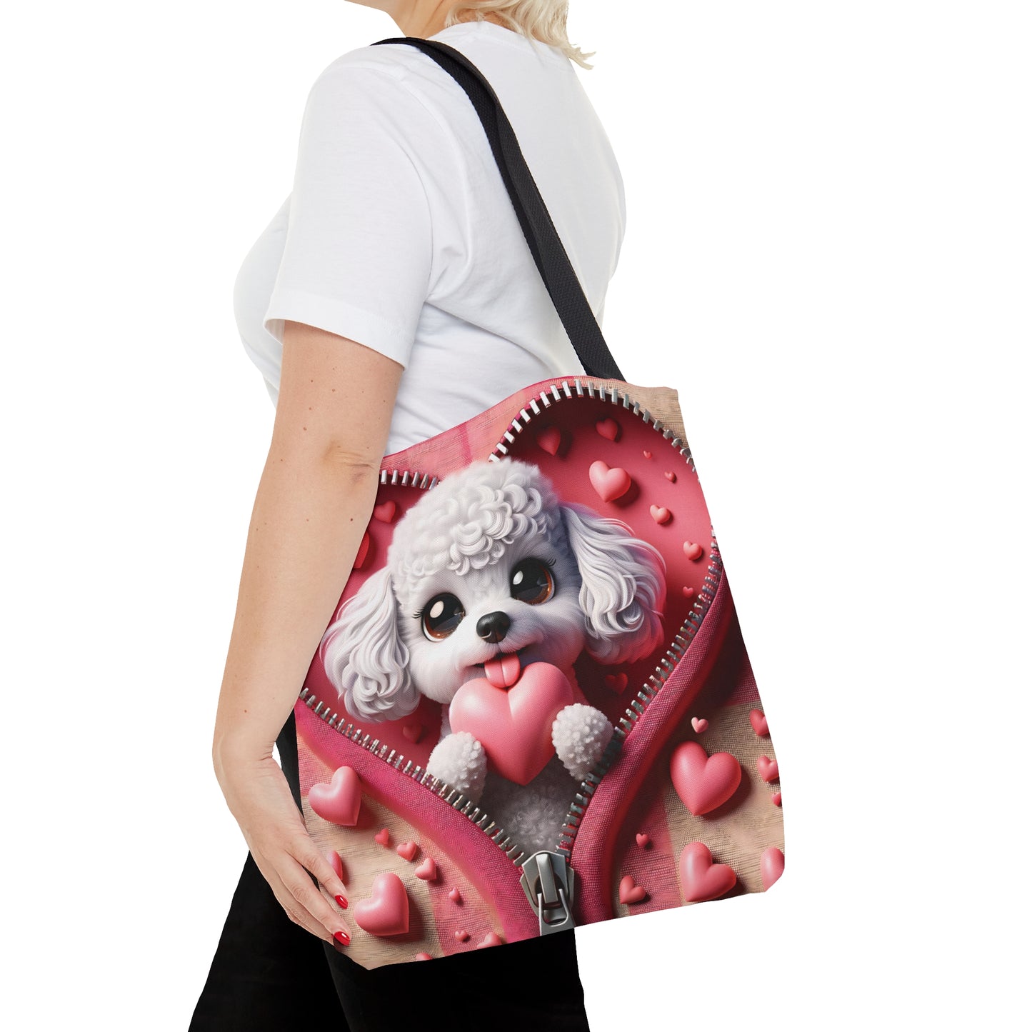 Tote Bag, Cute Dog, Personalised/Non-Personalised Tote bag