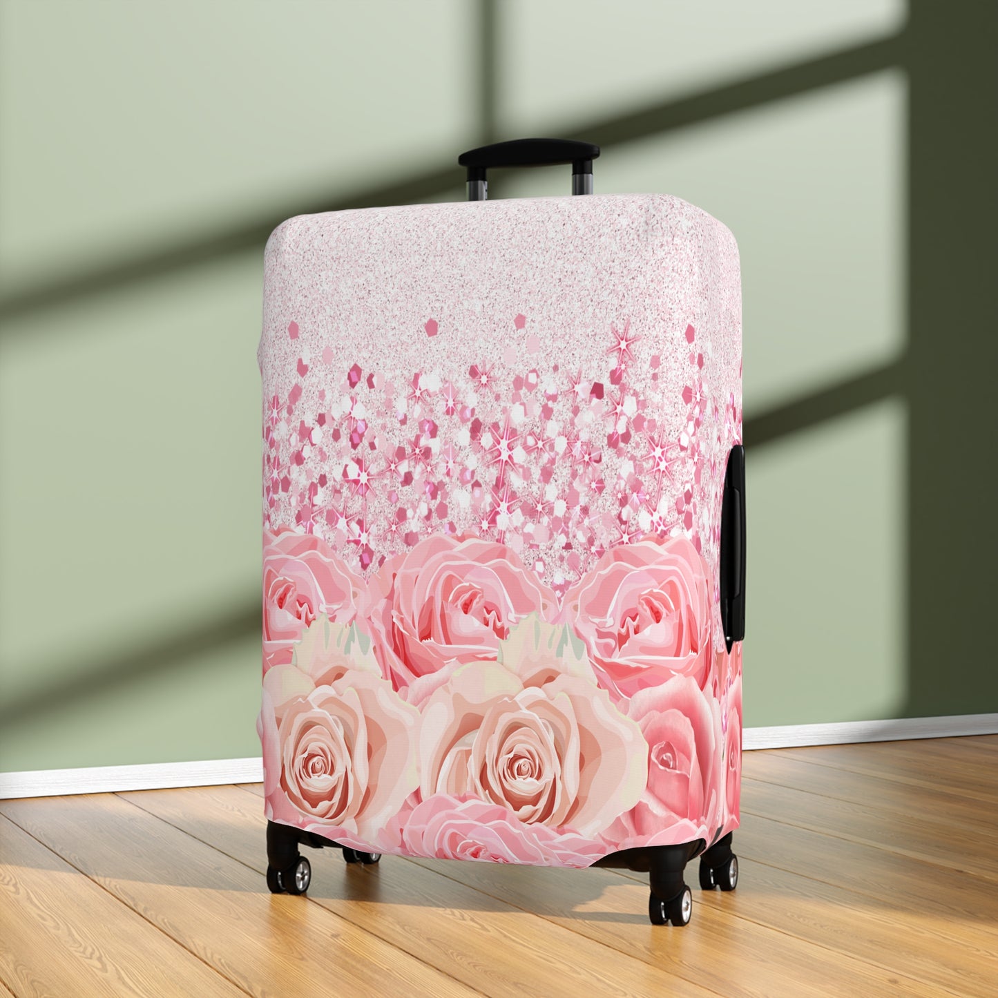 Luggage Cover, Pink Roses, awd-1726