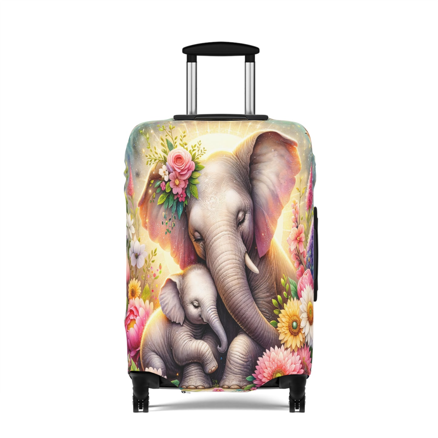 Luggage Cover, Elephant and Baby awd-1740