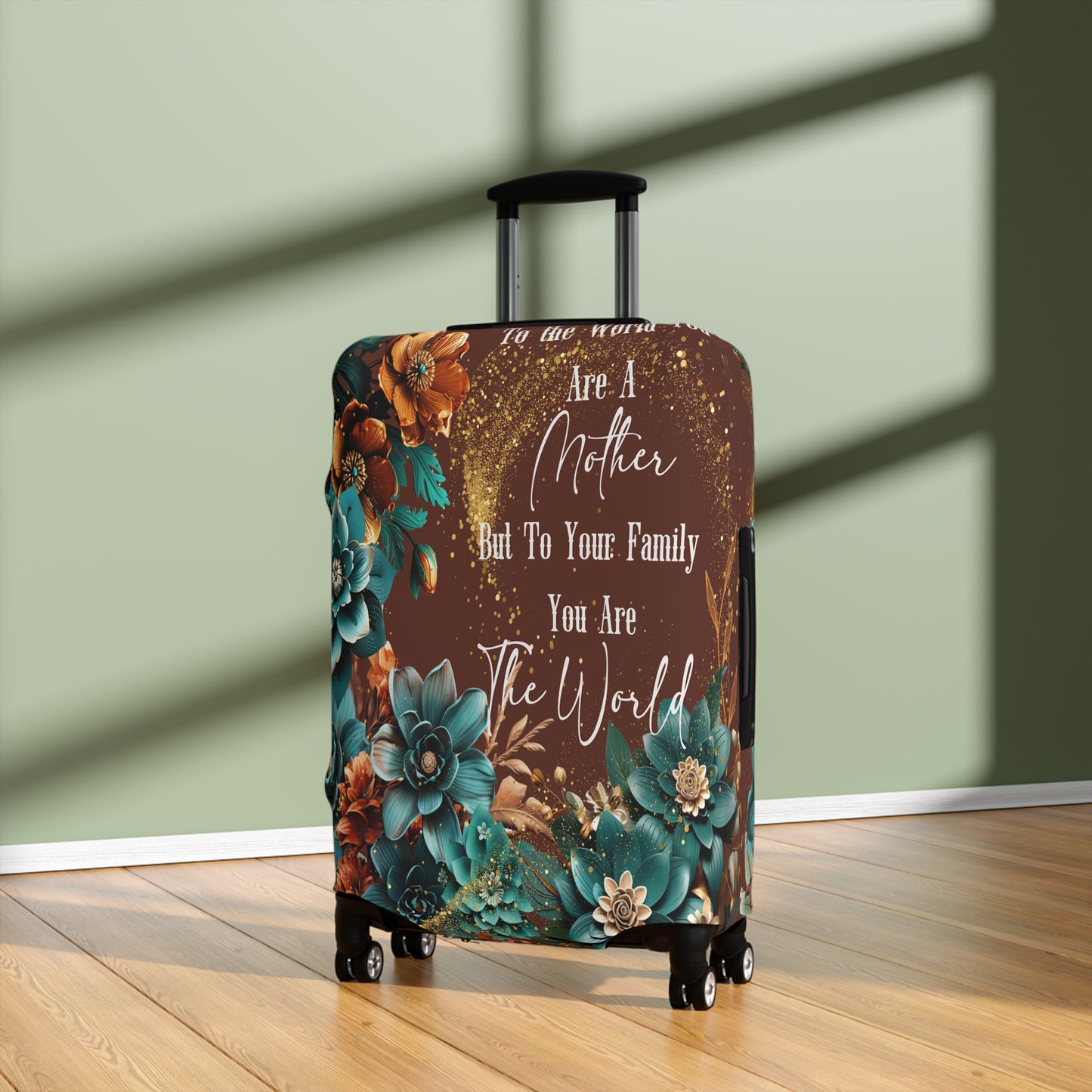 Luggage Cover, To the world you are a mother but to your family you are the world, awd-1708