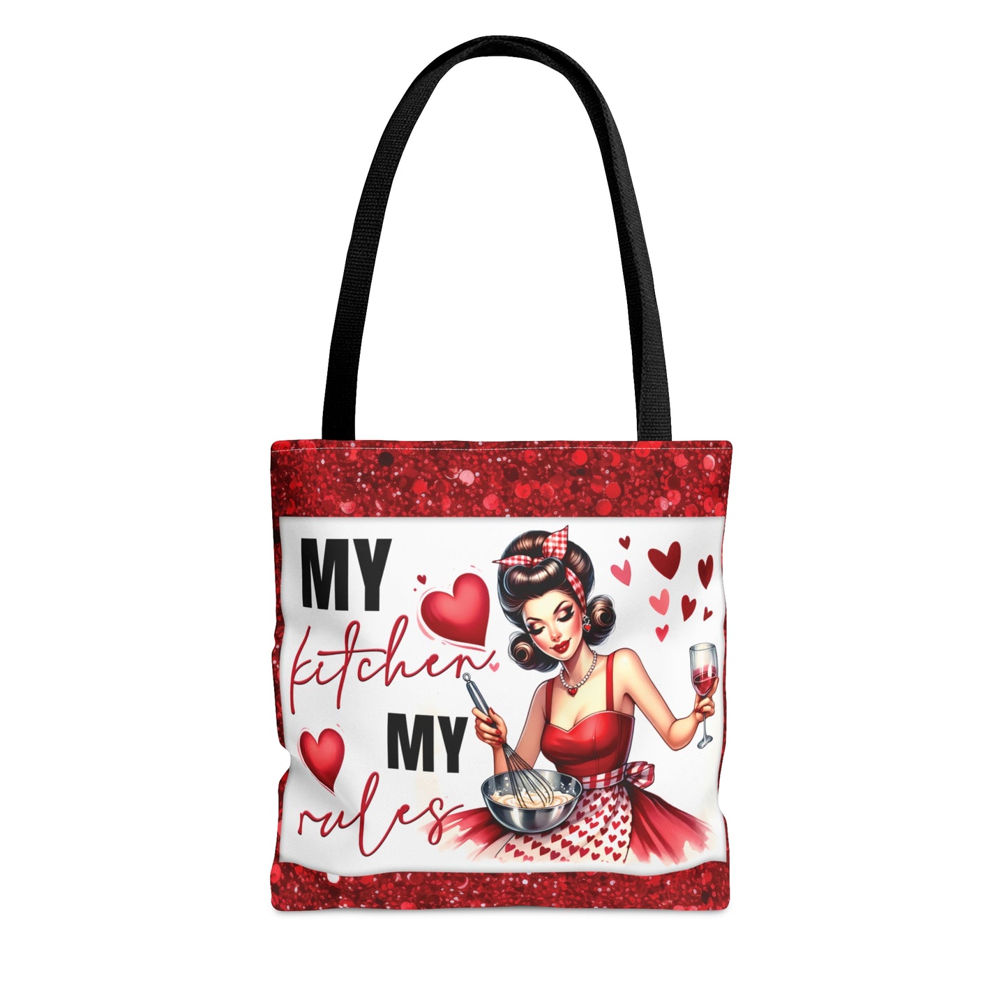 Tote Bag, Retro, My Kitchen My Rules