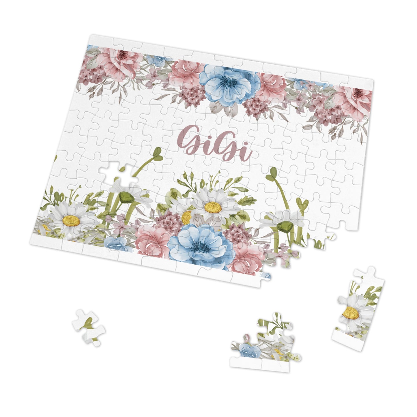 Jigsaw Puzzle, Floral, GiGi, Personalised/Non-Personalised (30, 110, 252, 500,1000-Piece)