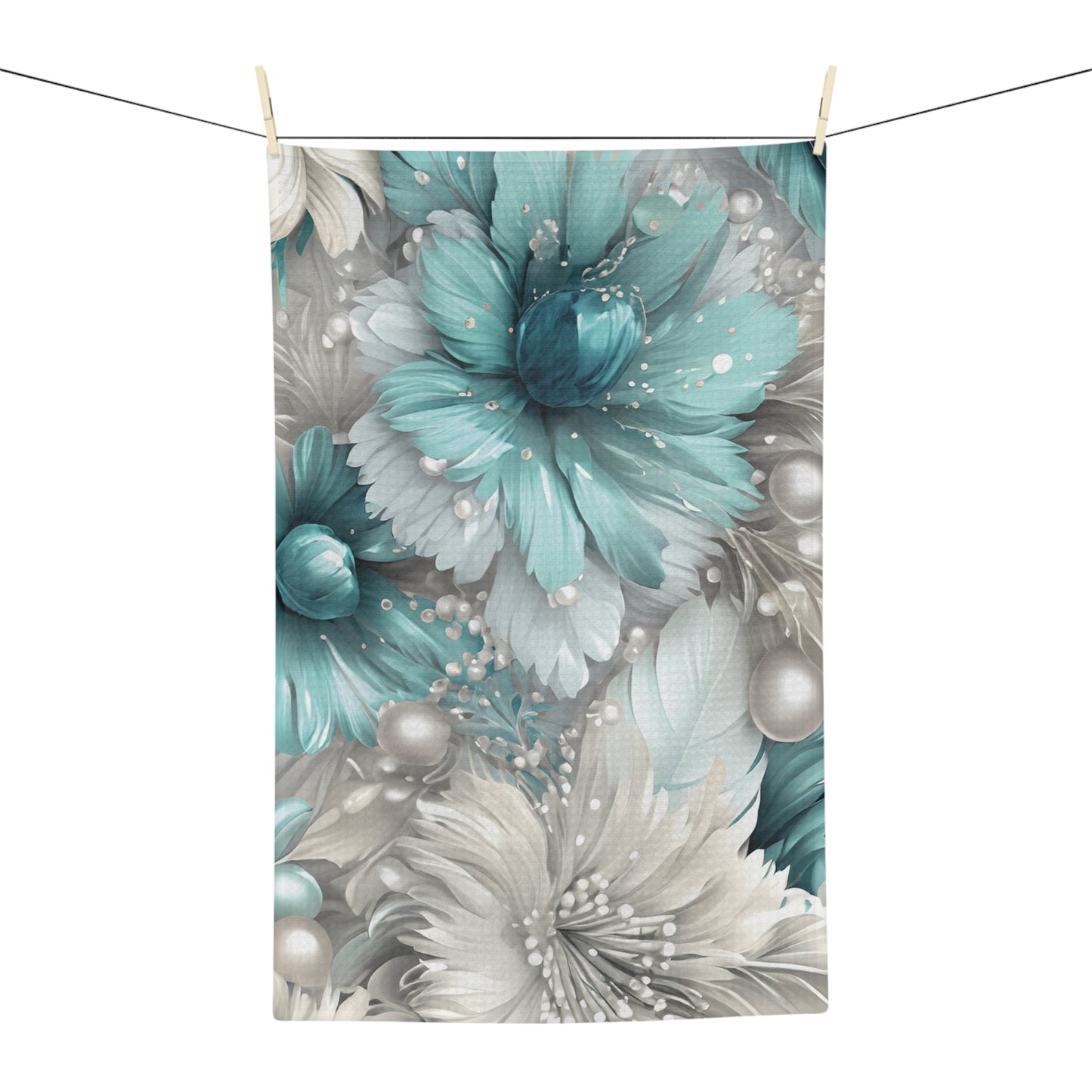 Microfiber Tea Towel Floral