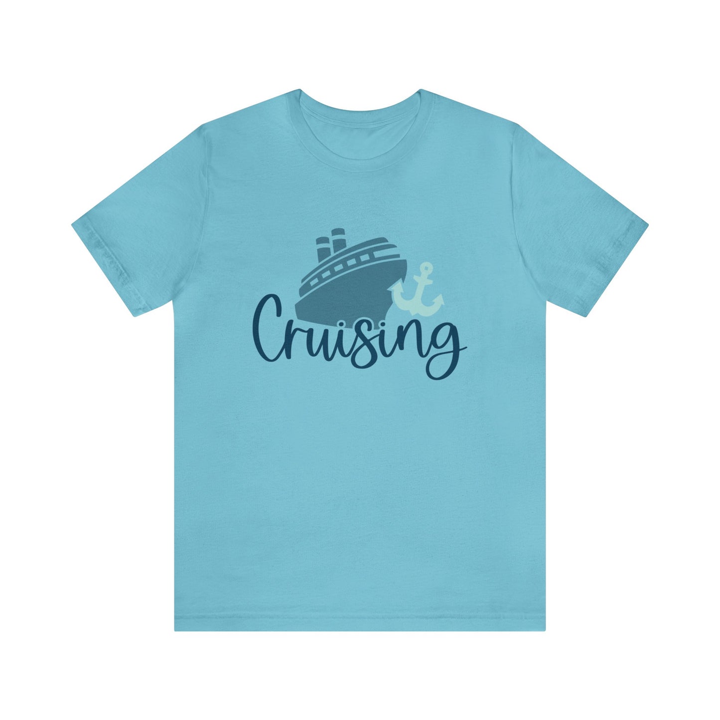 Unisex Adults Jersey Short Sleeve Tee, Cruise Tee, Cruising, 100% Cotton, Light Fabric 142 g/m²