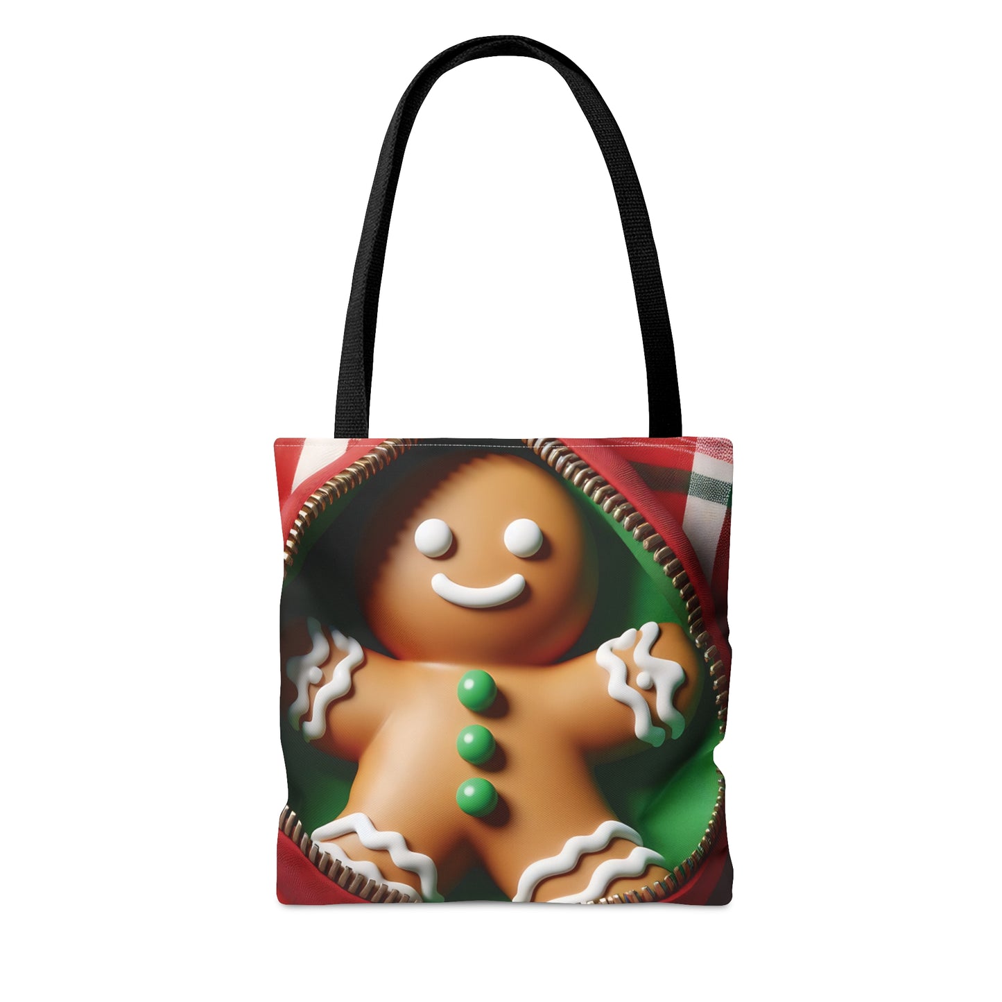 Tote Bag, Christmas, Gingerbread Man