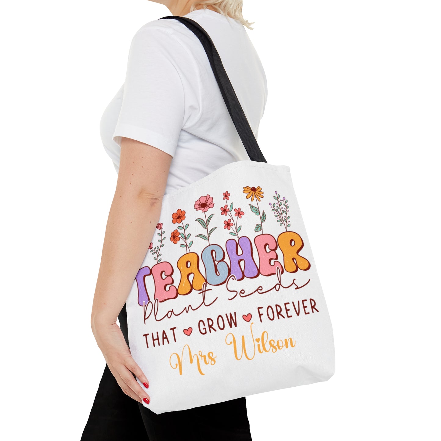 Personalised Tote Bag, Teacher Tote bag