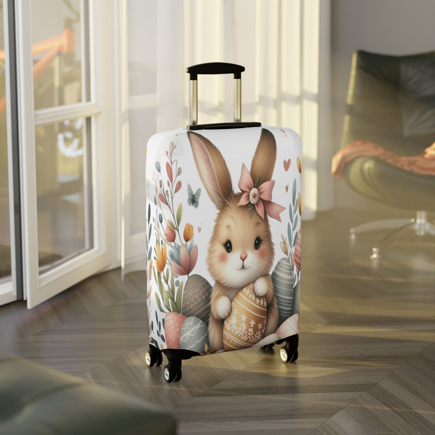 Luggage Cover, Easter, Rabbit, awd-1062