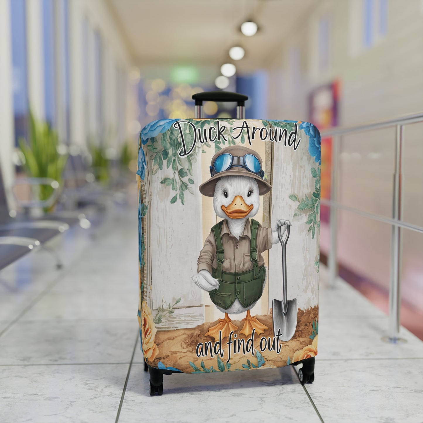 Luggage Cover, Duck around and find out, awd-1664