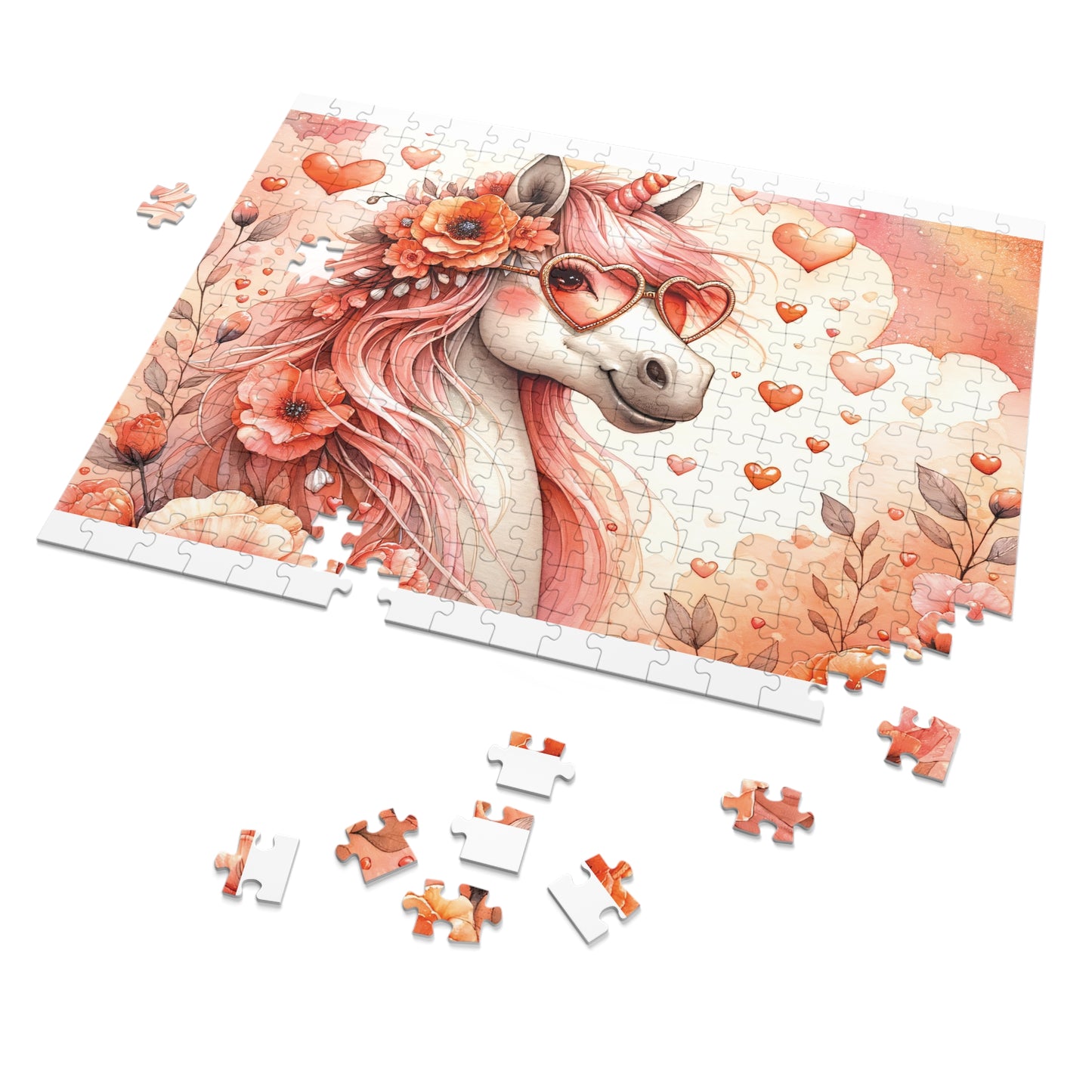 Puzzle Unicorn, Personalised/Non-Personalised (30, 110, 252, 500,1000-Piece) awd-661