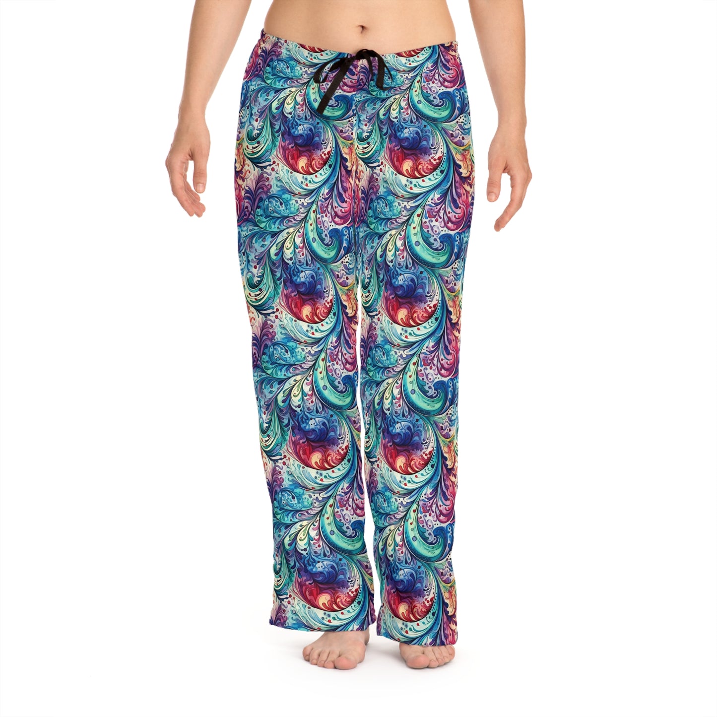 Women's Pyjama Pants, Paisley, Sleepwear Bottoms