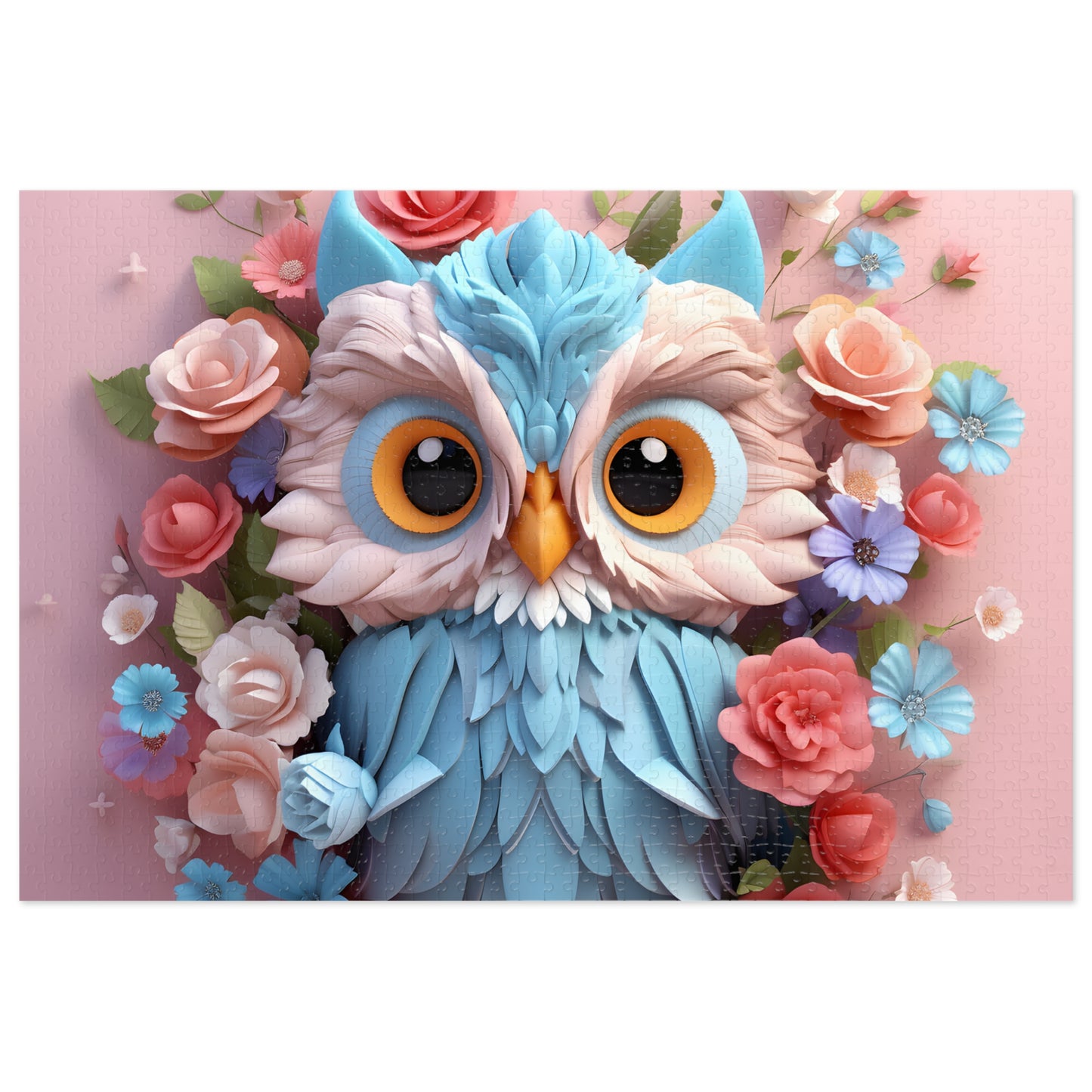 Jigsaw Puzzle, Owl, Personalised/Non-Personalised (30, 110, 252, 500,1000-Piece)