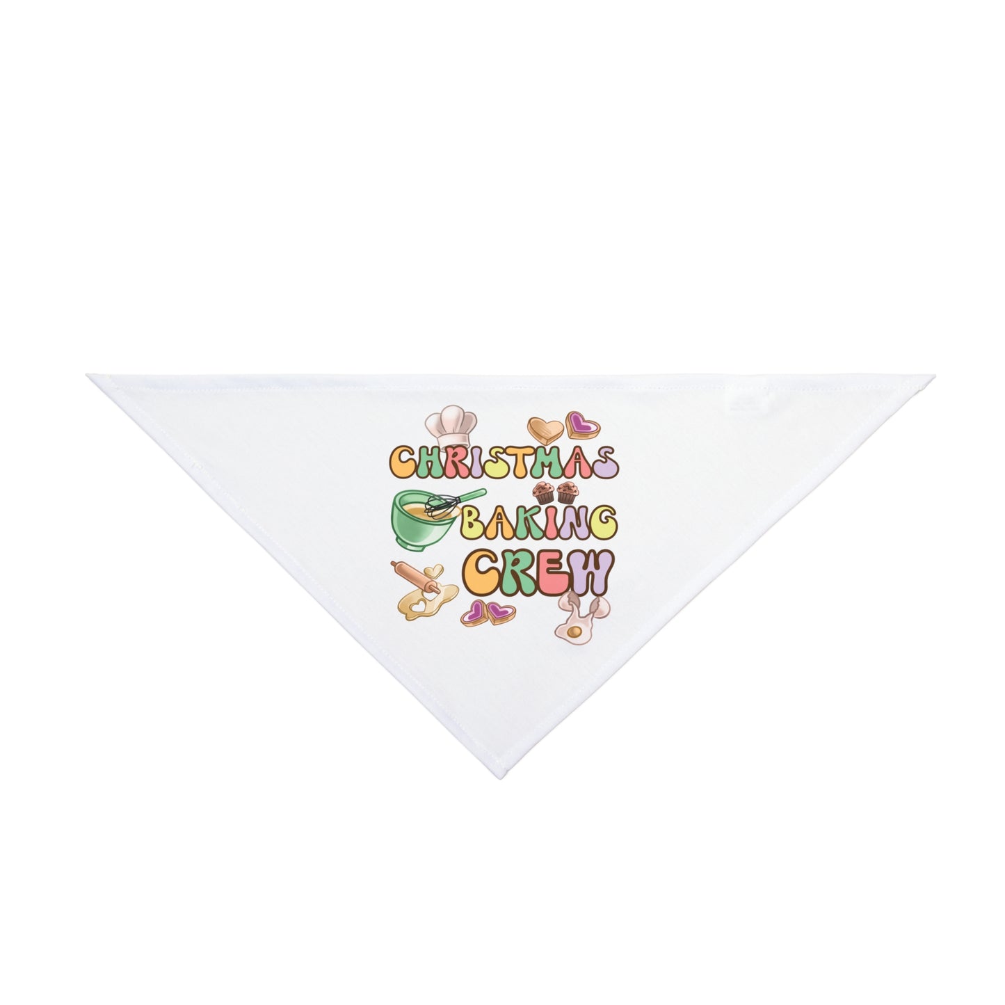 Bandana, Christmas Baking Crew, Christmas Pet Bandana