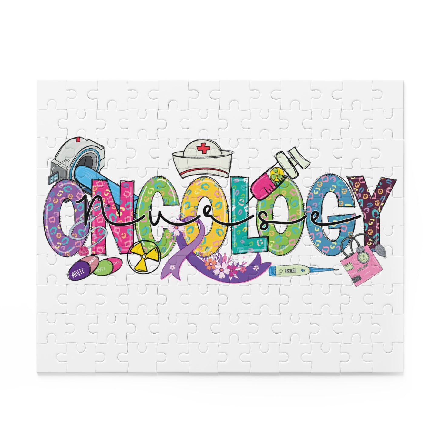 Personalised/Non-Personalised Puzzle, Oncology Nurse (120, 252, 500-Piece)