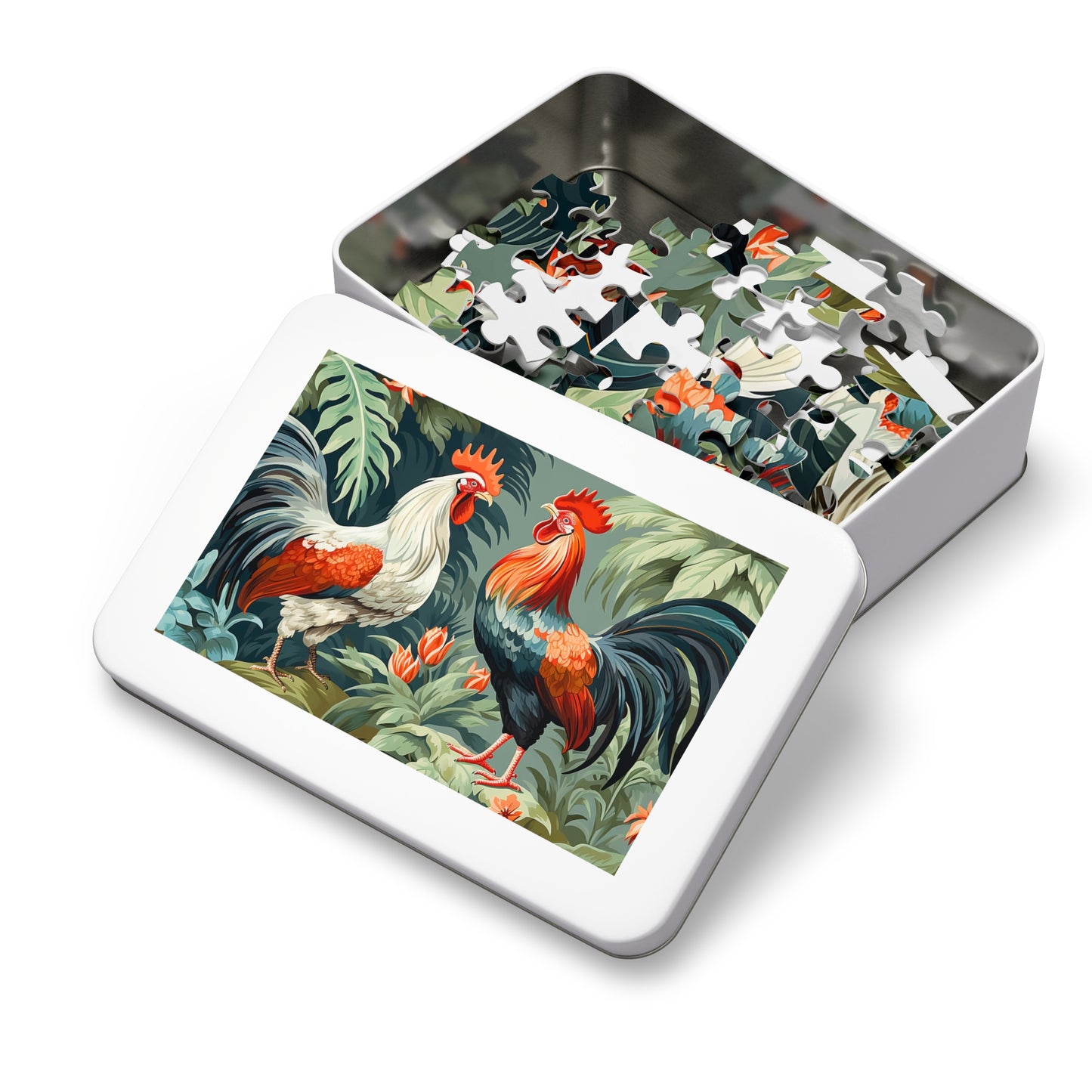 Jigsaw Puzzle, Chicken/Rooster, Personalised/Non-Personalised (30, 110, 252, 500,1000-Piece)