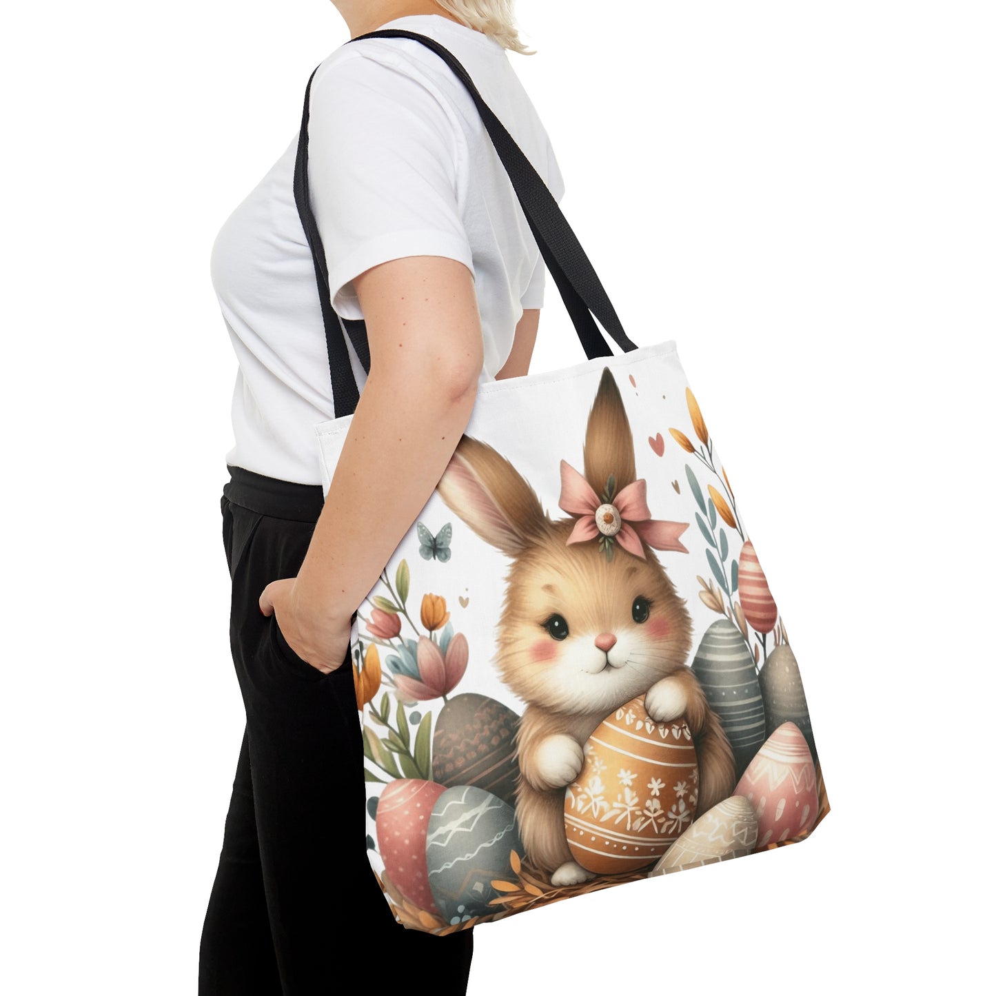 Tote Bag, Easter, Easter Bunny, Personalised/Non-Personalised Tote bag