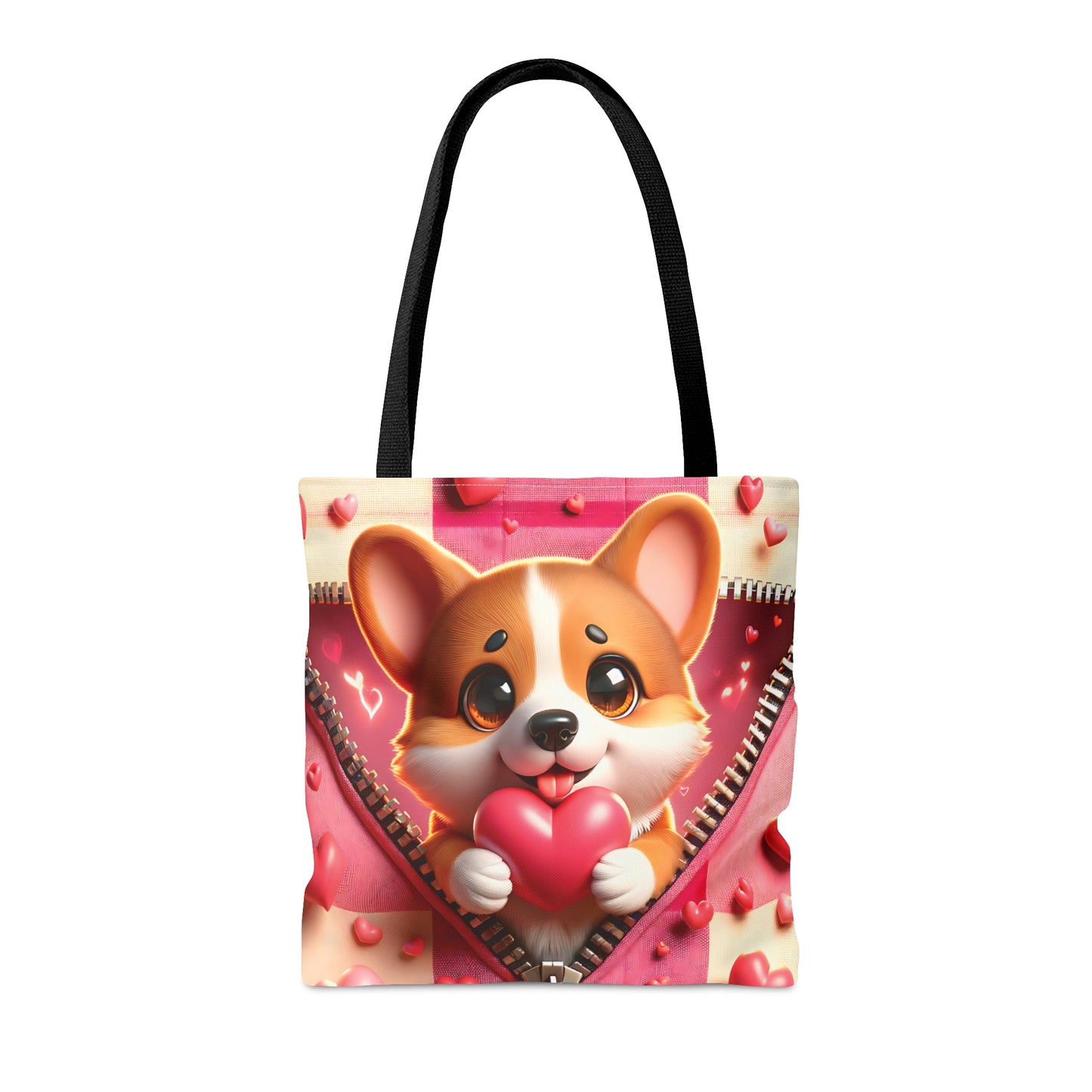 Tote Bag, Cute Dog, Personalised/Non-Personalised Tote bag