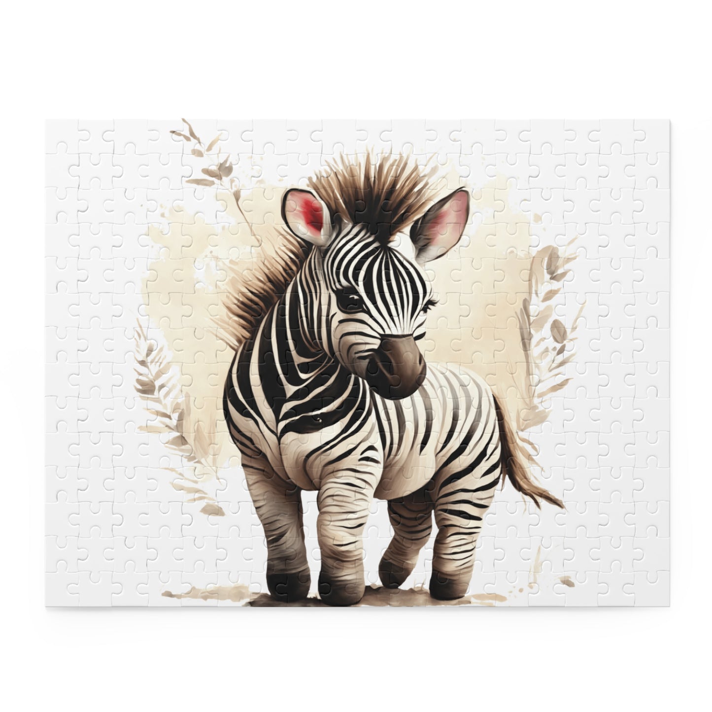 Personalised/Non-Personalised Puzzle, Zebra (120, 252, 500-Piece)