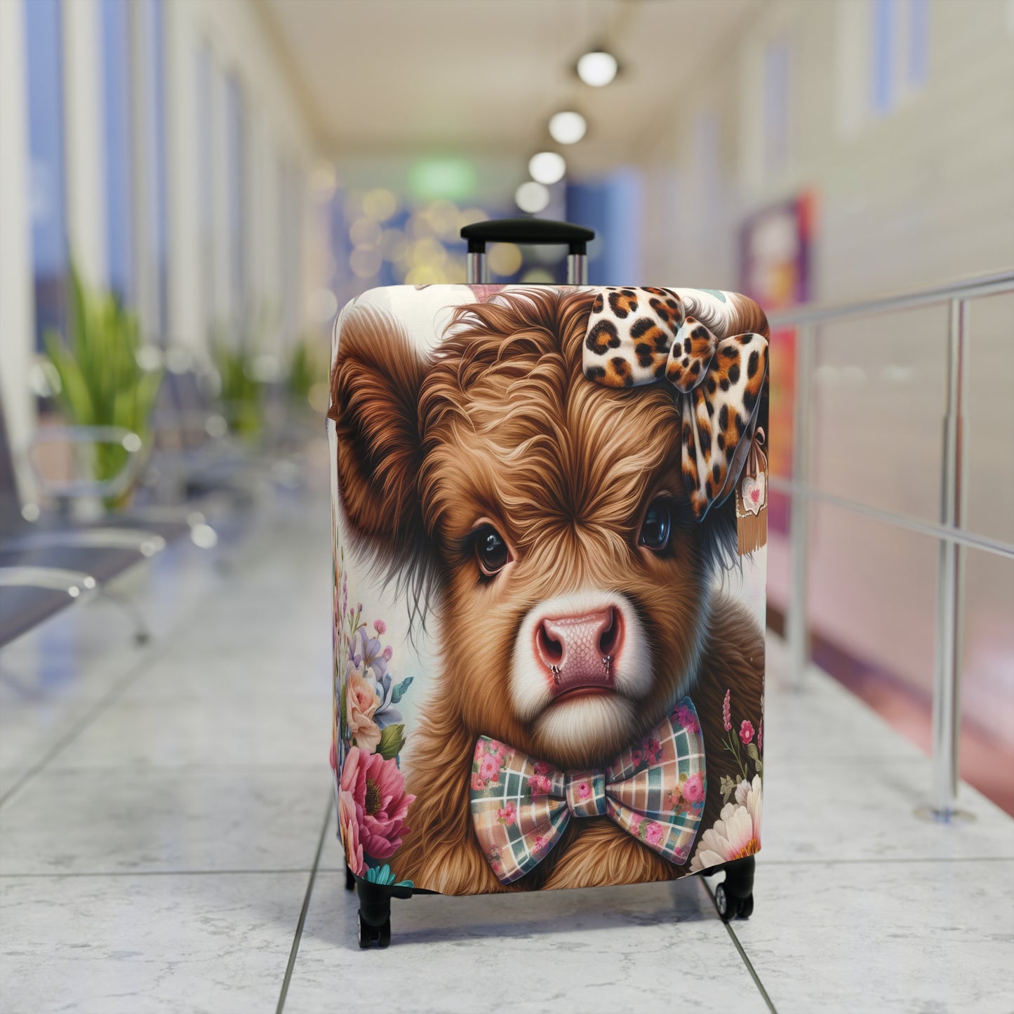 Luggage Cover, Highland Cow, awd-5009