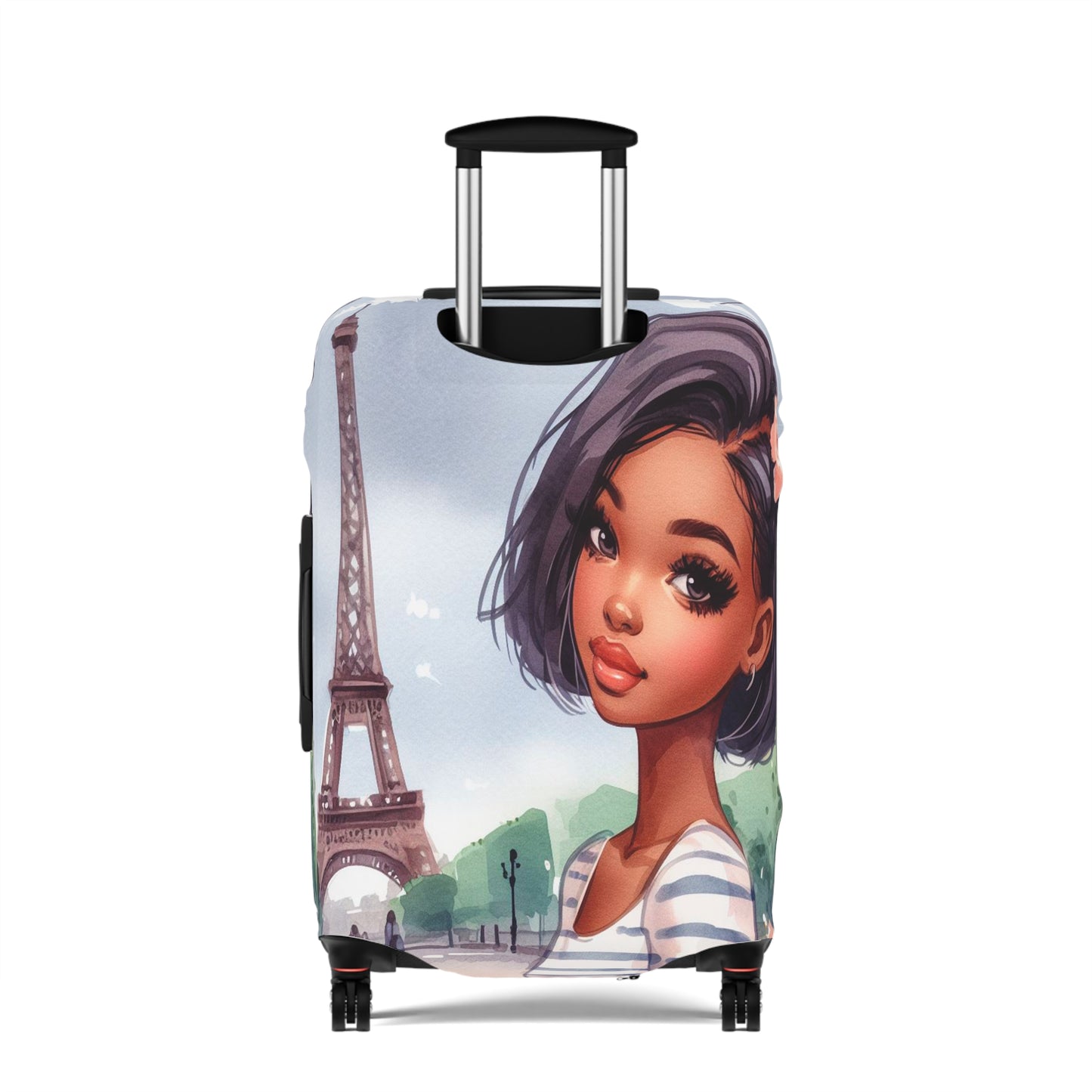 Luggage Cover, Just a Girl Who loves Travelling, awd-2102