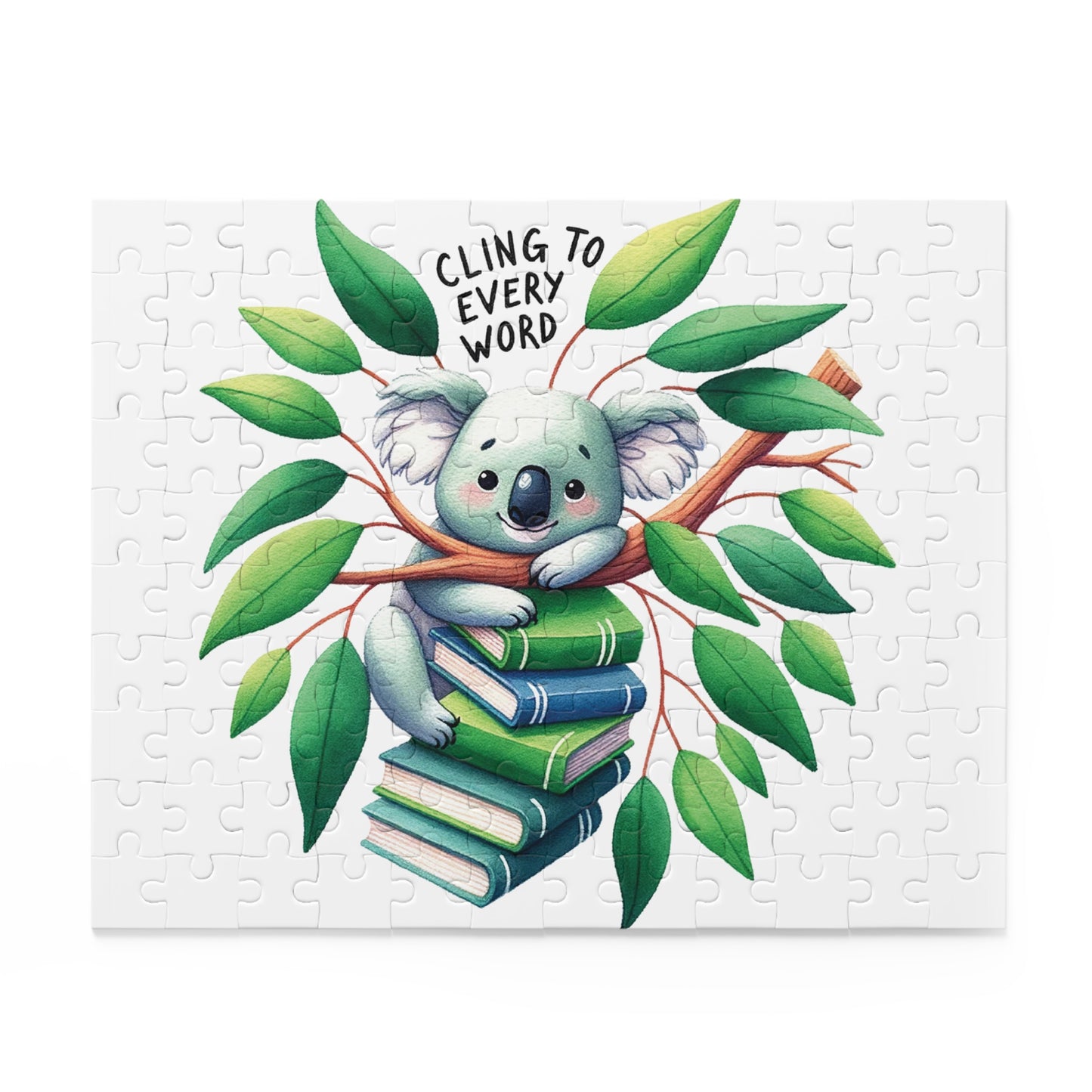 Personalised/Non-Personalised Puzzle, Koala, Cling to every Word (120, 252, 500-Piece)