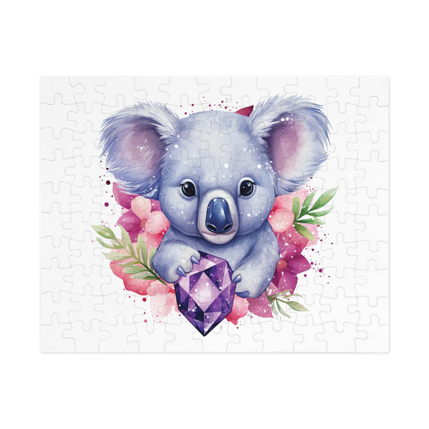 Jigsaw Puzzle in Tin, Australian Animals, Koala, Personalised/Non-Personalised, awd-507 (30, 110, 252, 500,1000-Piece)